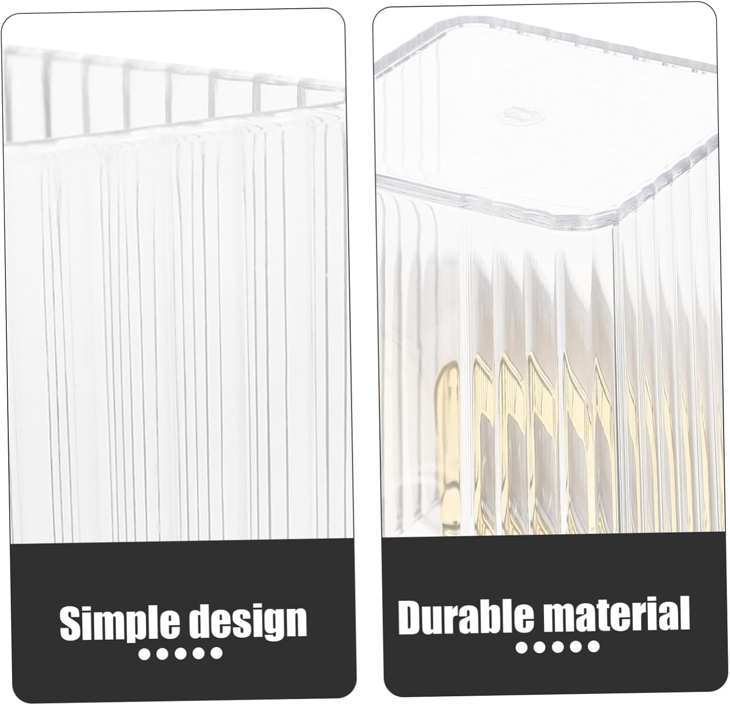 GLEAVI Wall Mounted Toothbrush Holder No Drilling