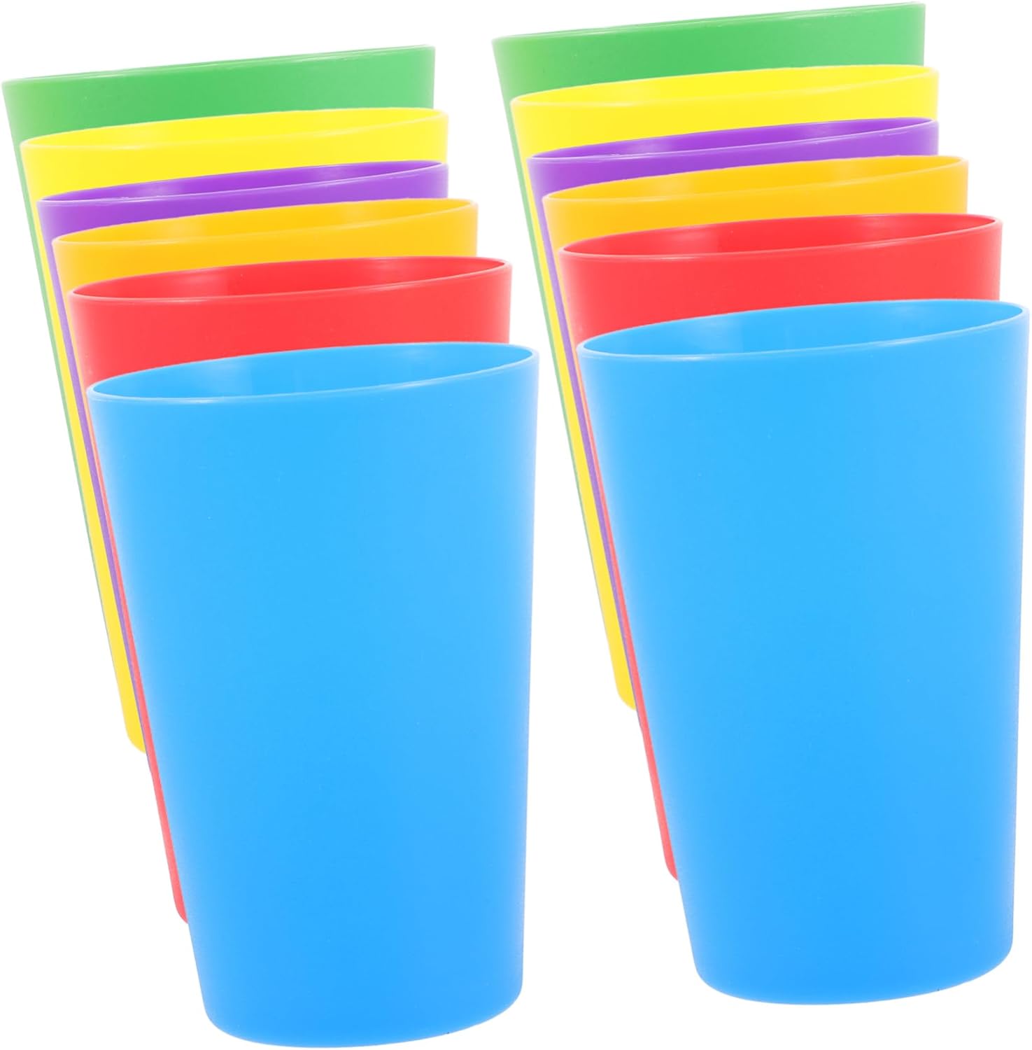 12 Pack Plastic Water Cup for Toothbrushing and Drinking