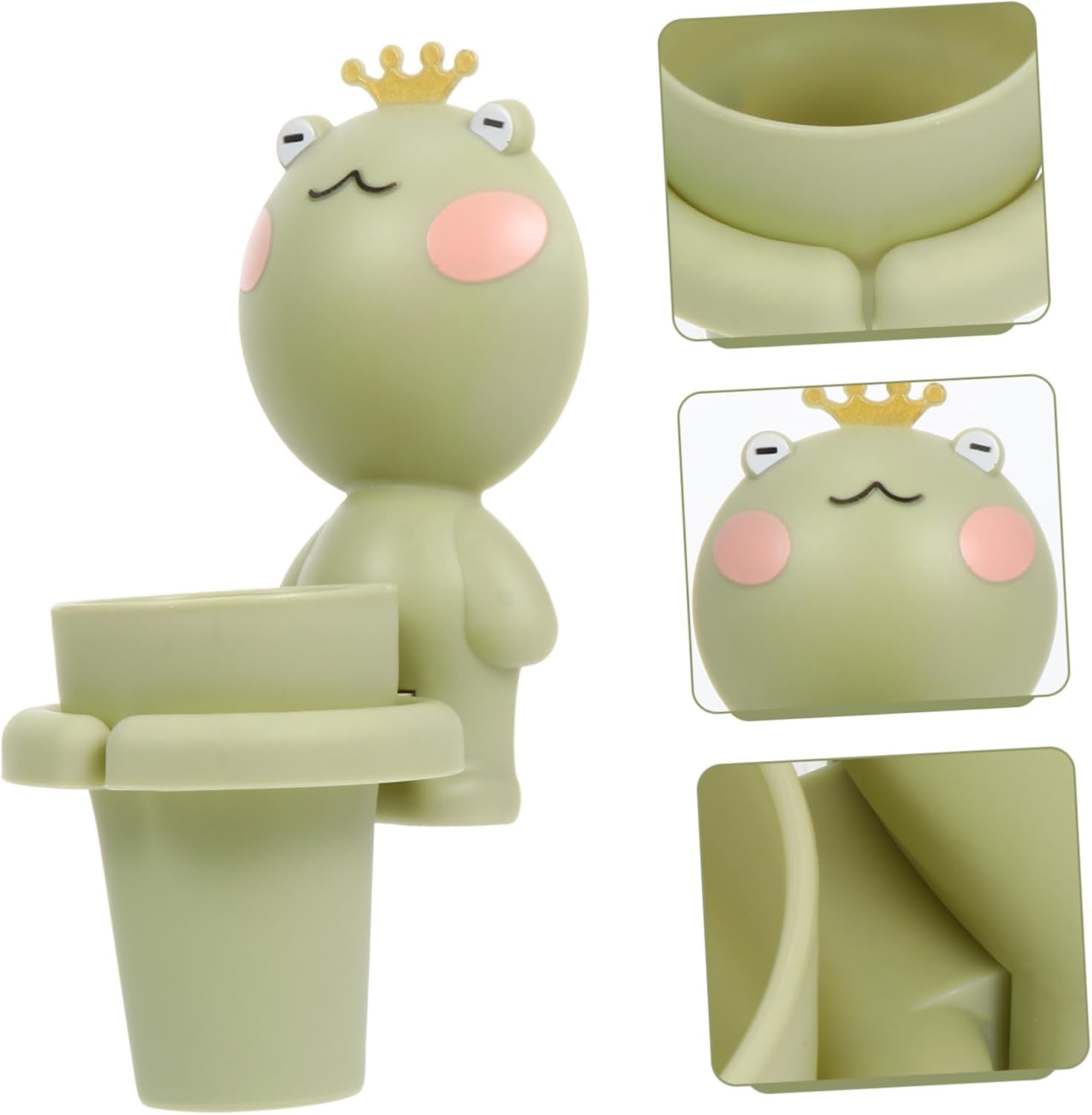 Cartoon Toothbrush Holder - Wall Mounted Bathroom Organizer