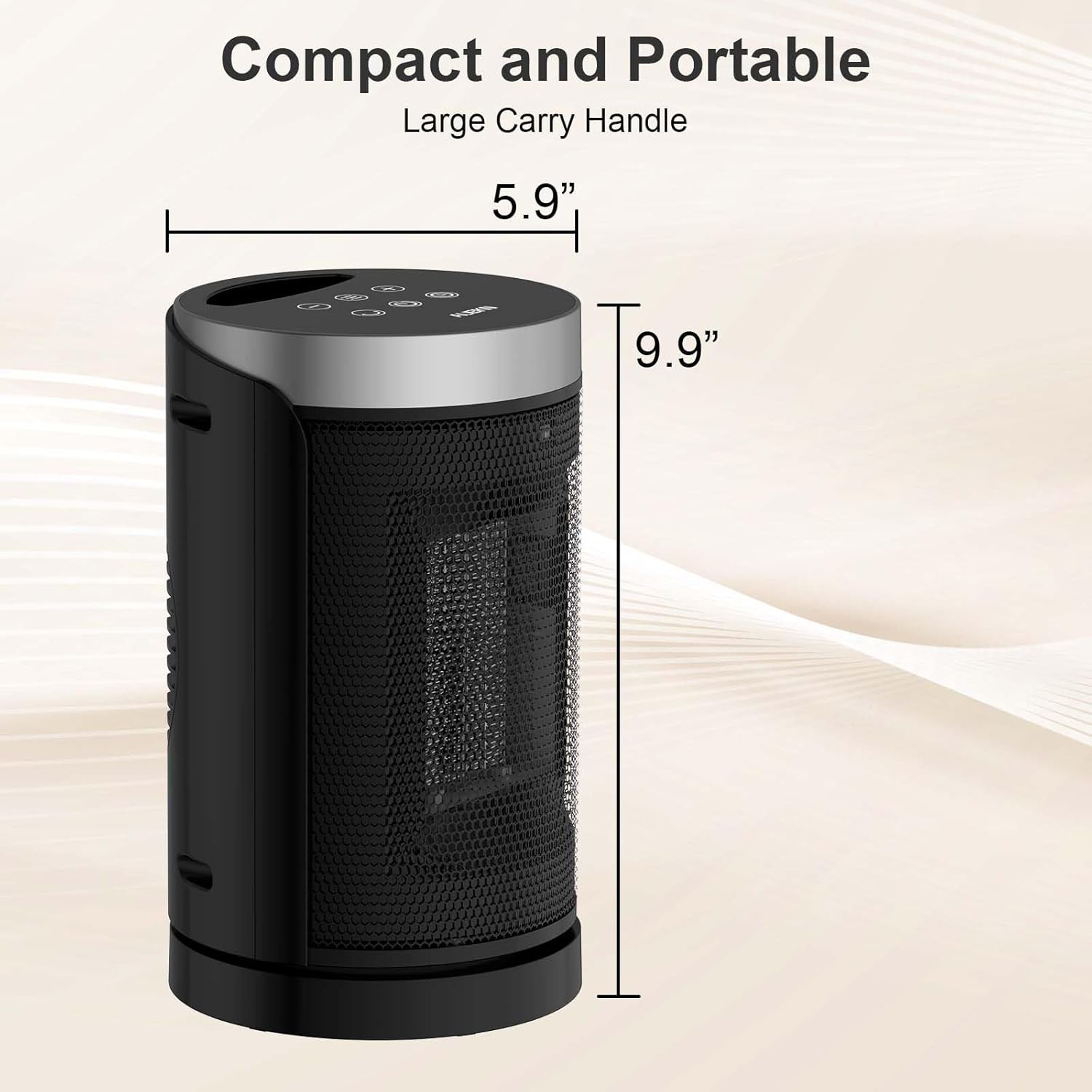 WINHL Space Heater with Thermostat and Remote Control