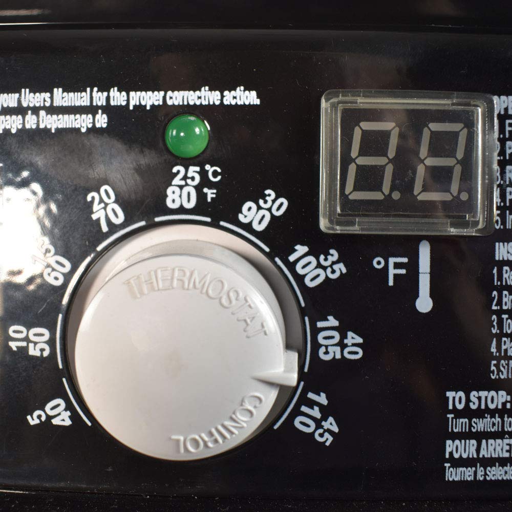 Master MH-190T-KFA Kerosene Forced Air Heater with Thermostat