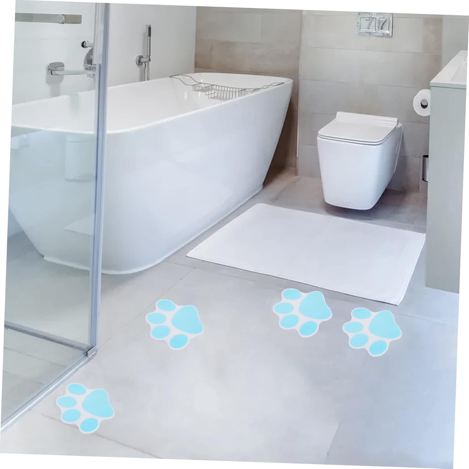 HOLIDYOYO Bath Tub Stickers Non-Slip Pet Safety Decor