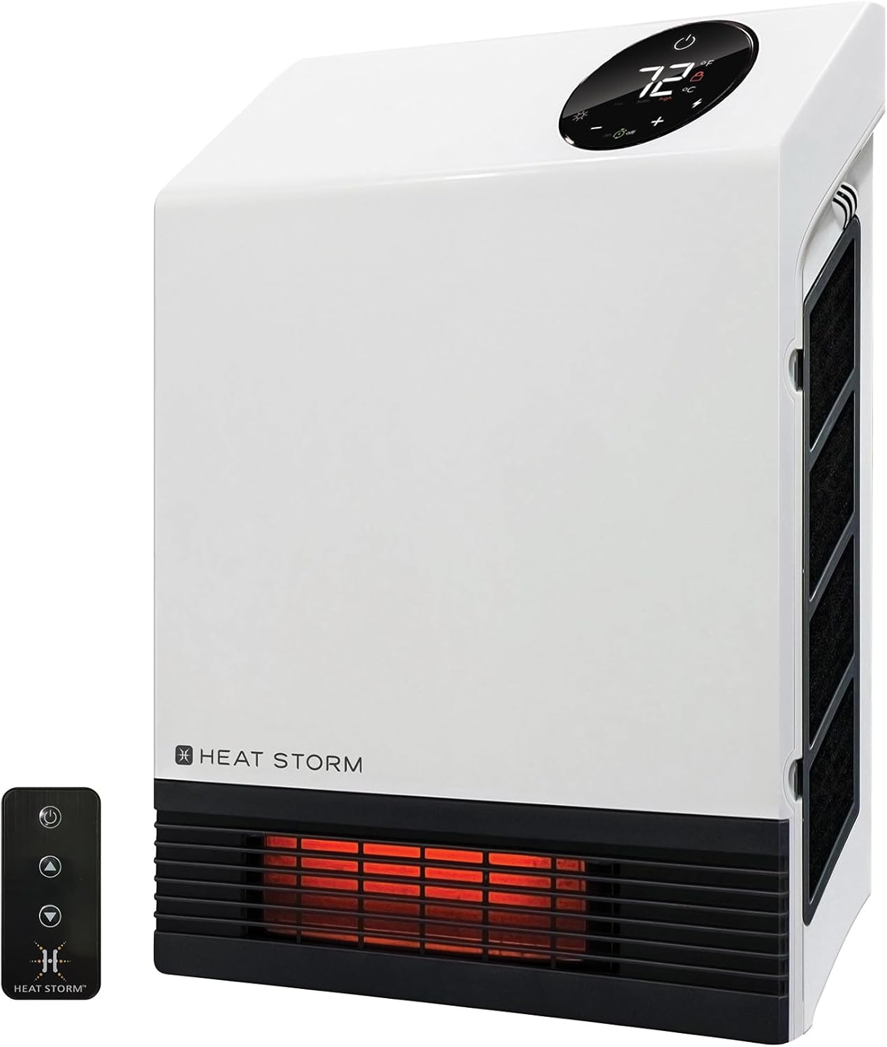 Heat Storm Deluxe 1000W Infrared Wall Heater White