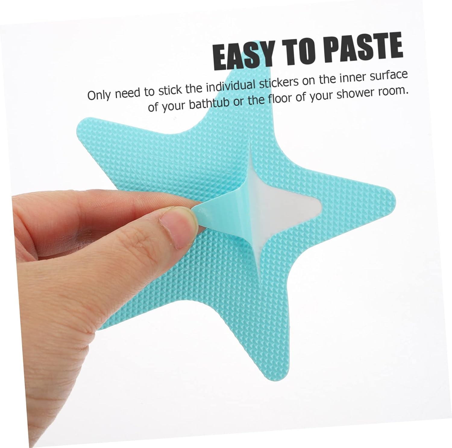 TINEASUR 20pcs Non-Slip Pentagram Bath Decals