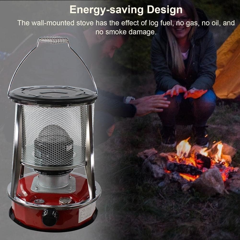 FAJOME Portable Kerosene Heater 9000 BTU 46L Red
