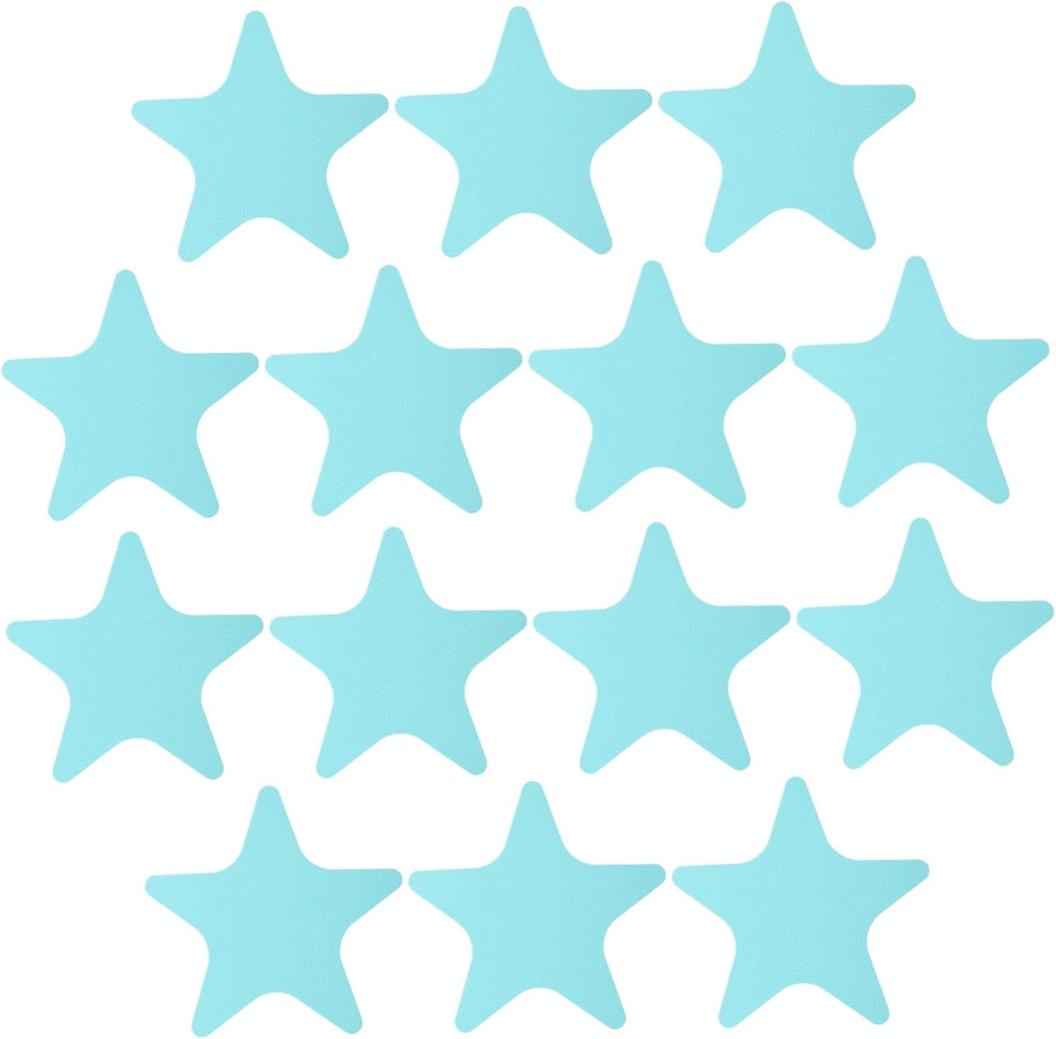 TINEASUR 20pcs Non-Slip Pentagram Bath Decals