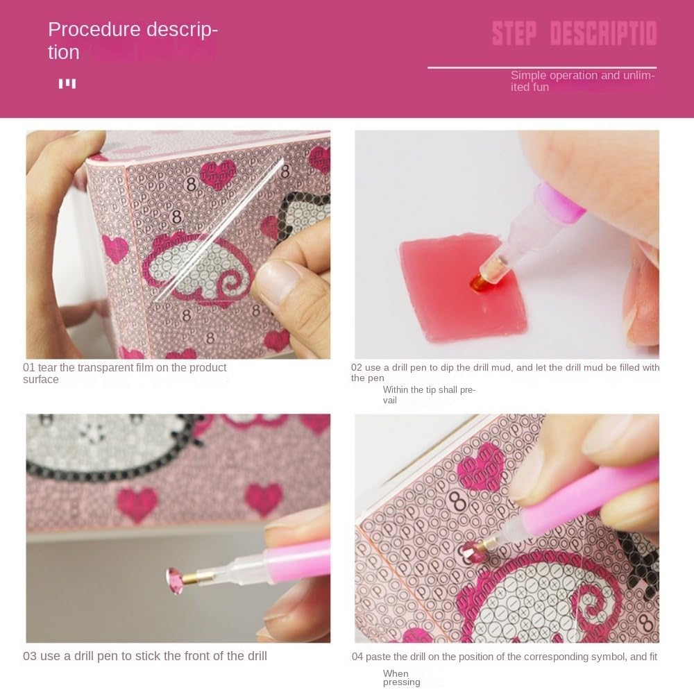 DIY Sticky Diamond Tissue Box Cover Holder with Rhinestones