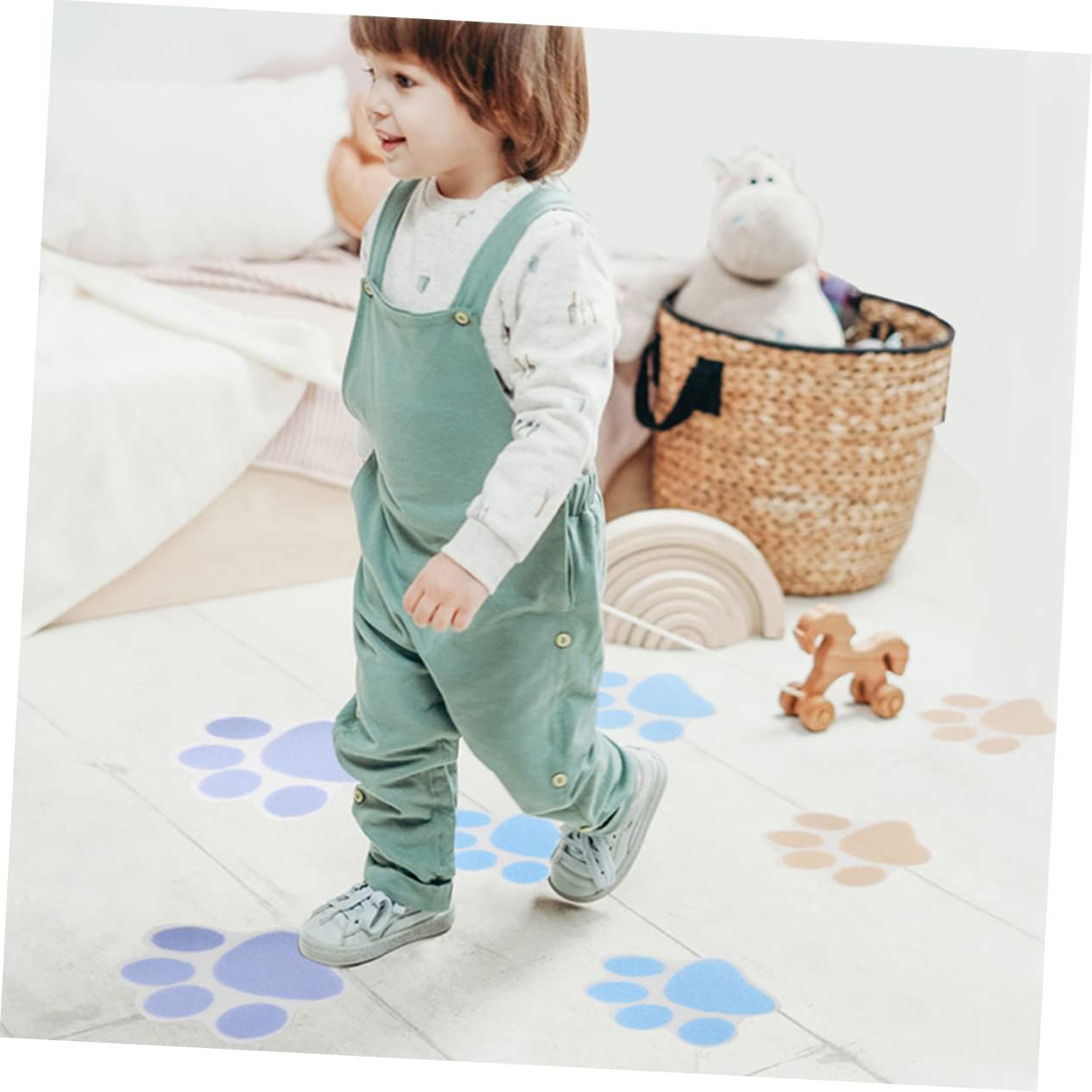 Non-Slip Bathtub Stickers 10pcs Anti-Slip Tape for Bathroom