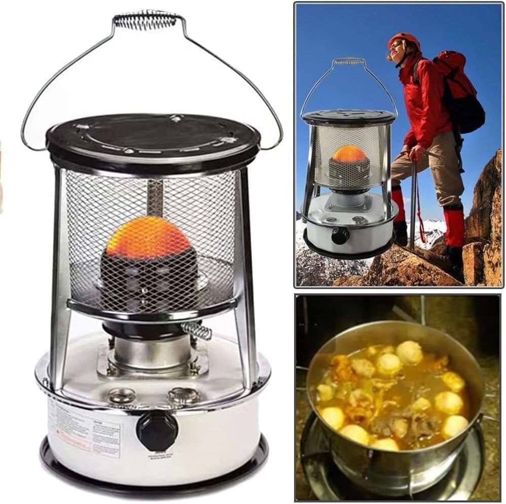 Outdoor Kerosene Stove with 6L Tank and Adjustable Heat