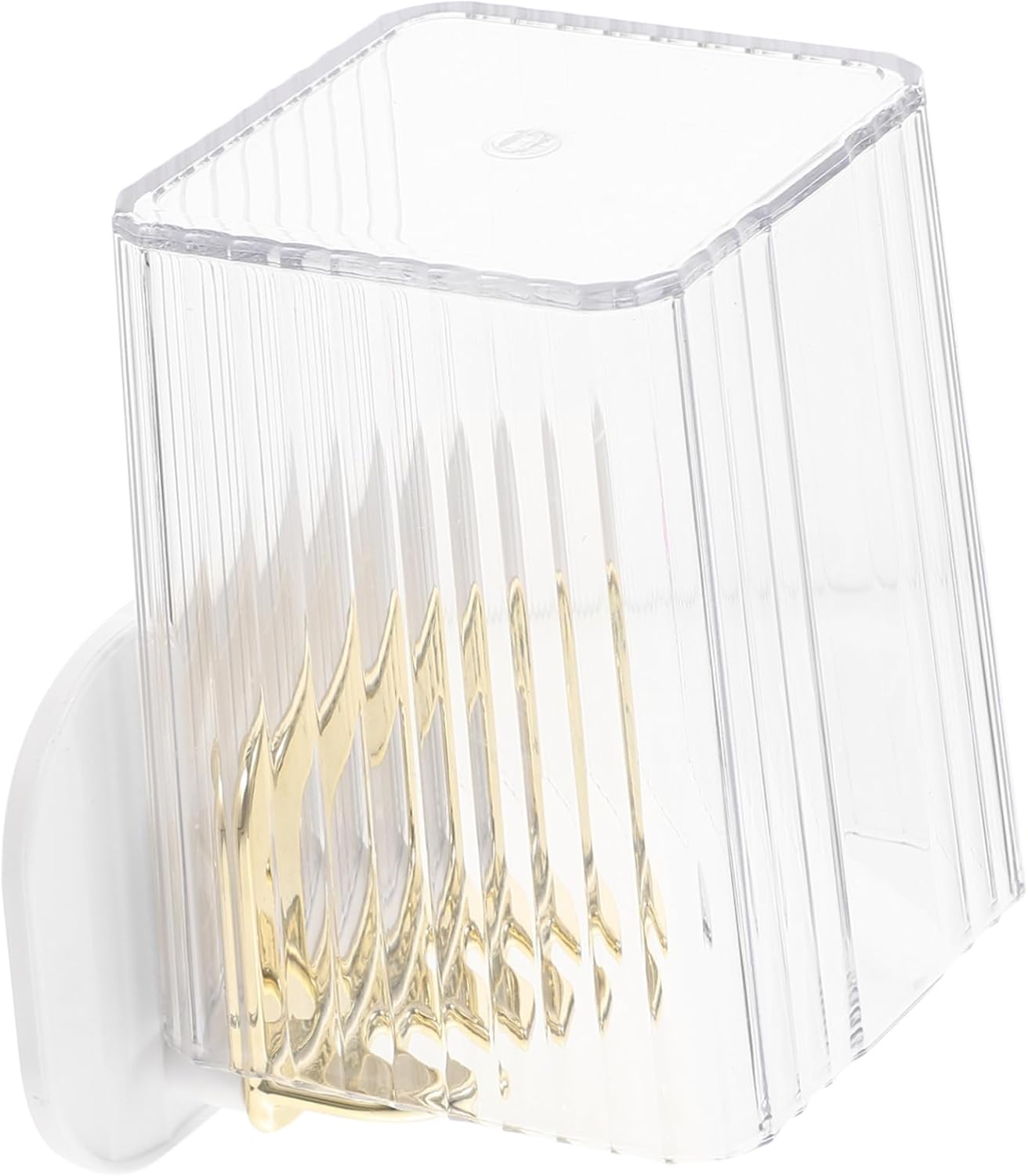 Pink Wall-Mounted Toothbrush Holder Set
