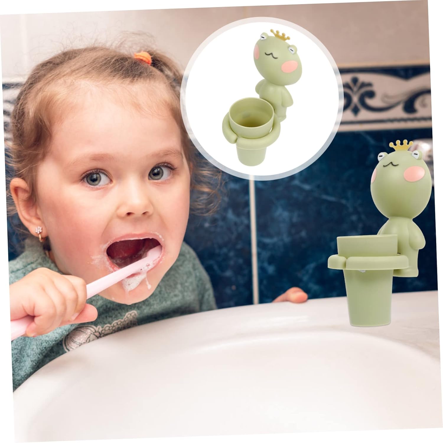 SWOOMEY Cartoon Toothbrush Holder with Cup