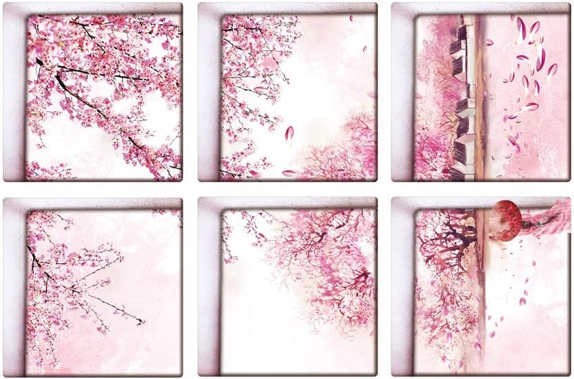 AILEGOU 3D Non-Slip Bathtub Animal Stickers - Plum Blossom Design
