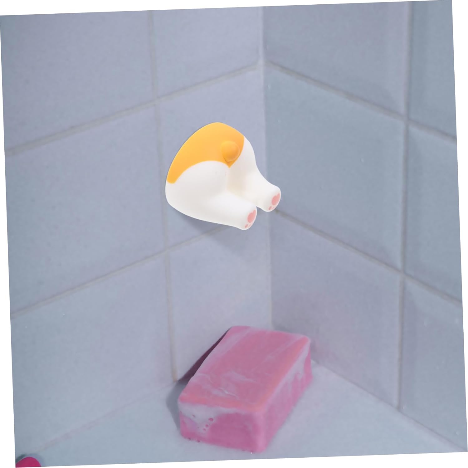 Cute Corgi Toothbrush Holder No Drill Adhesive