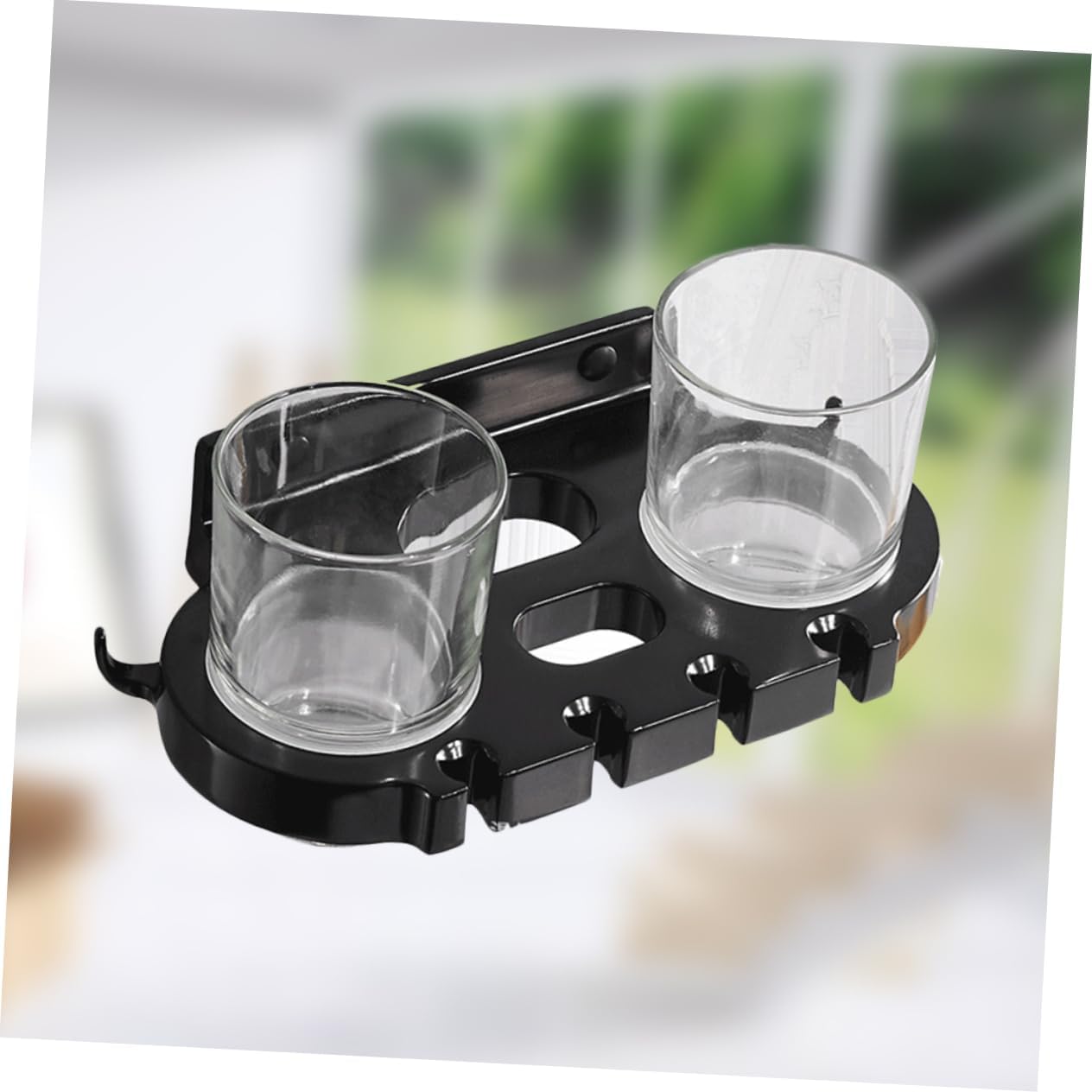 ABOOFAN Punch Toothbrush Holder with Hooks