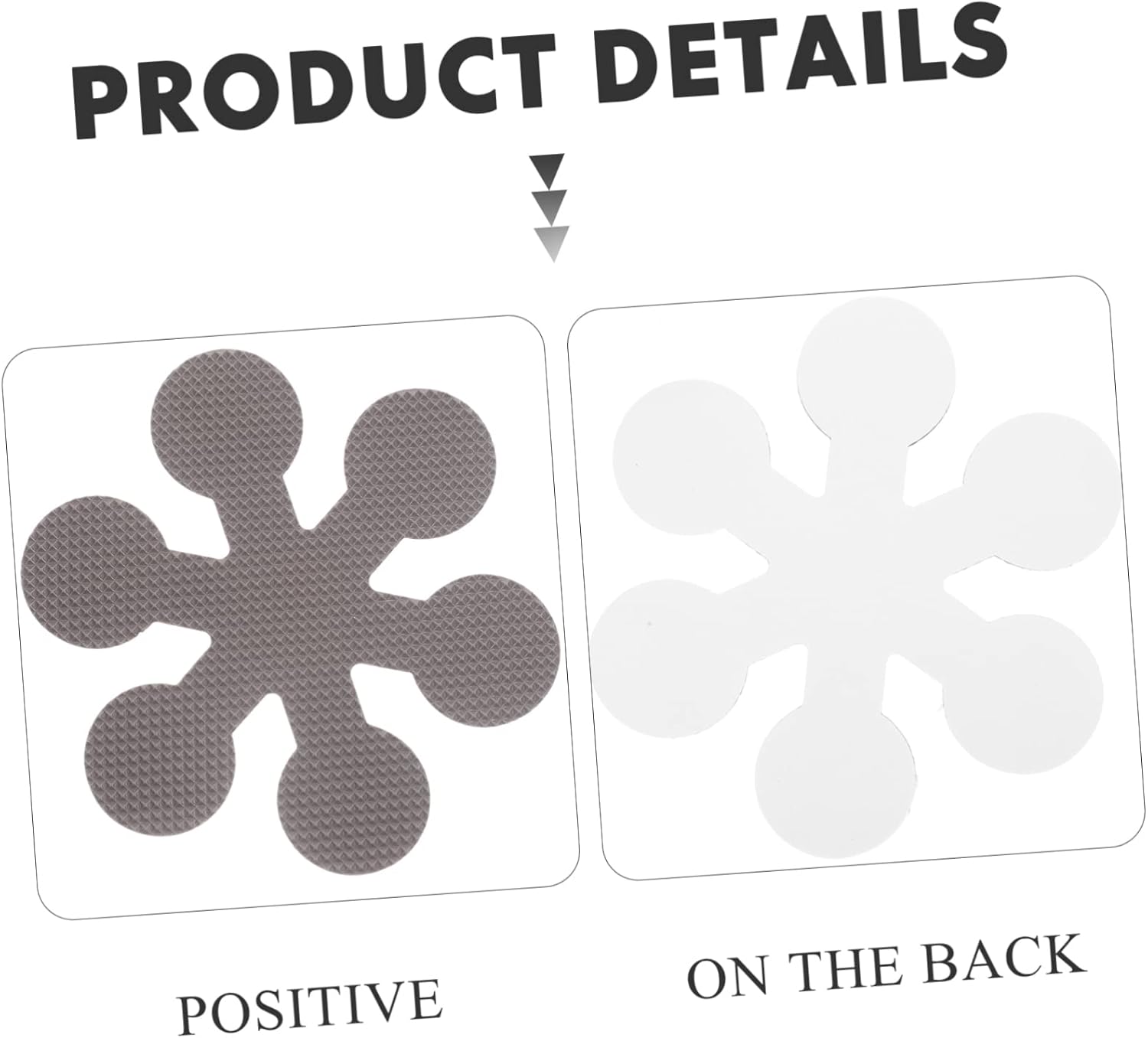 VOSAREA 1Set Slip-Proof Snowflake Bathtub Stickers