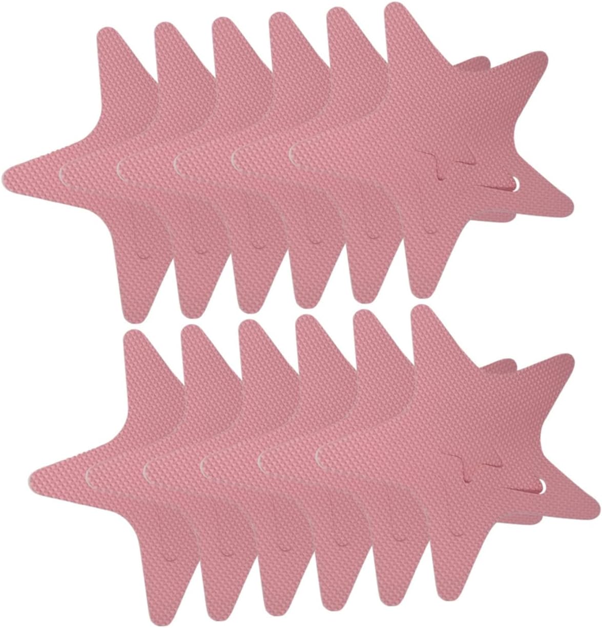 12Pcs Skid-Proof Star Decals for Bathtub and Stairs
