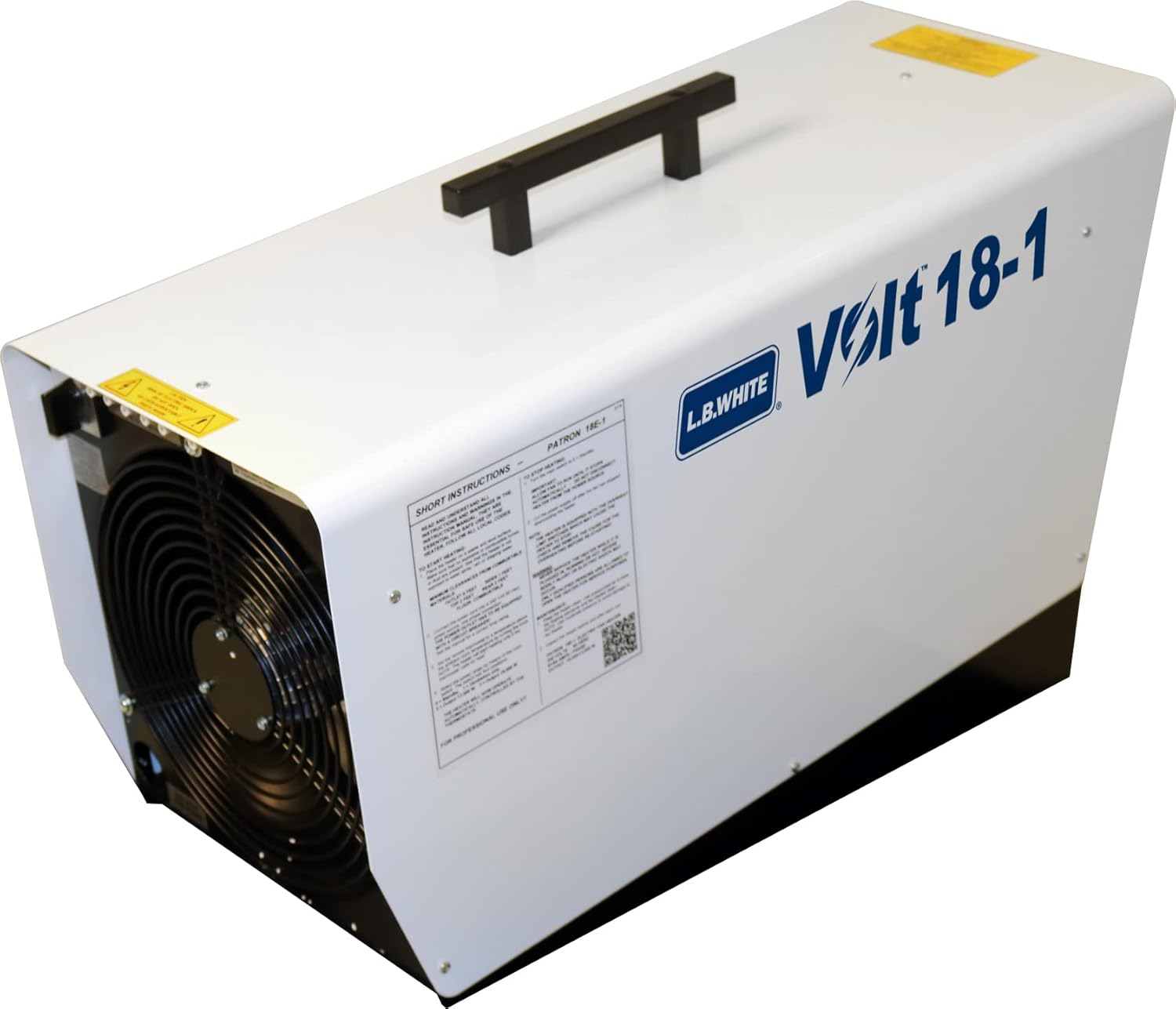 LB White Volt 18-1 Electric Space Heater with Ambient Thermostat