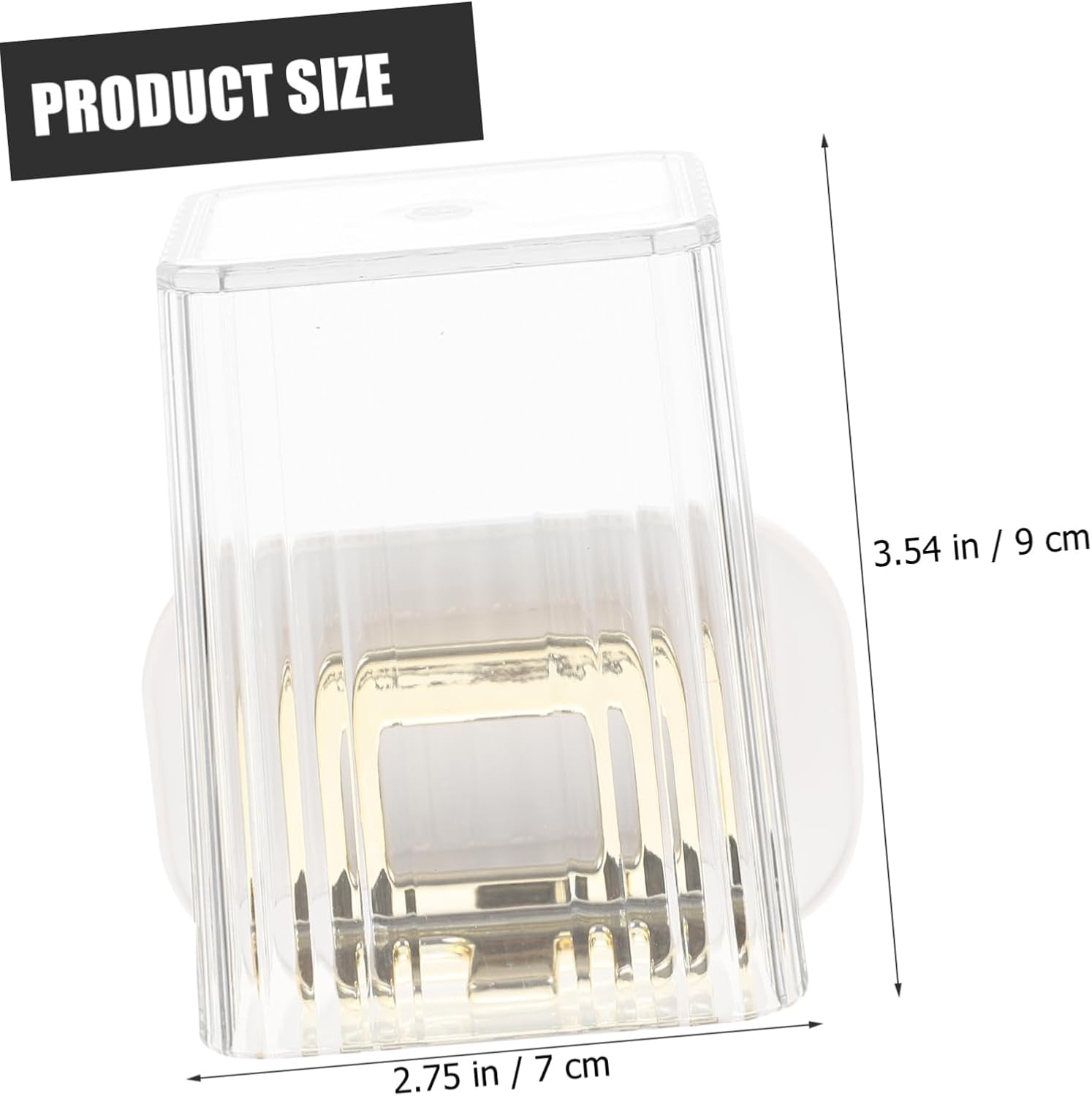 FONDOTIN Wall-Mounted Toothbrush Holder Set No Drill