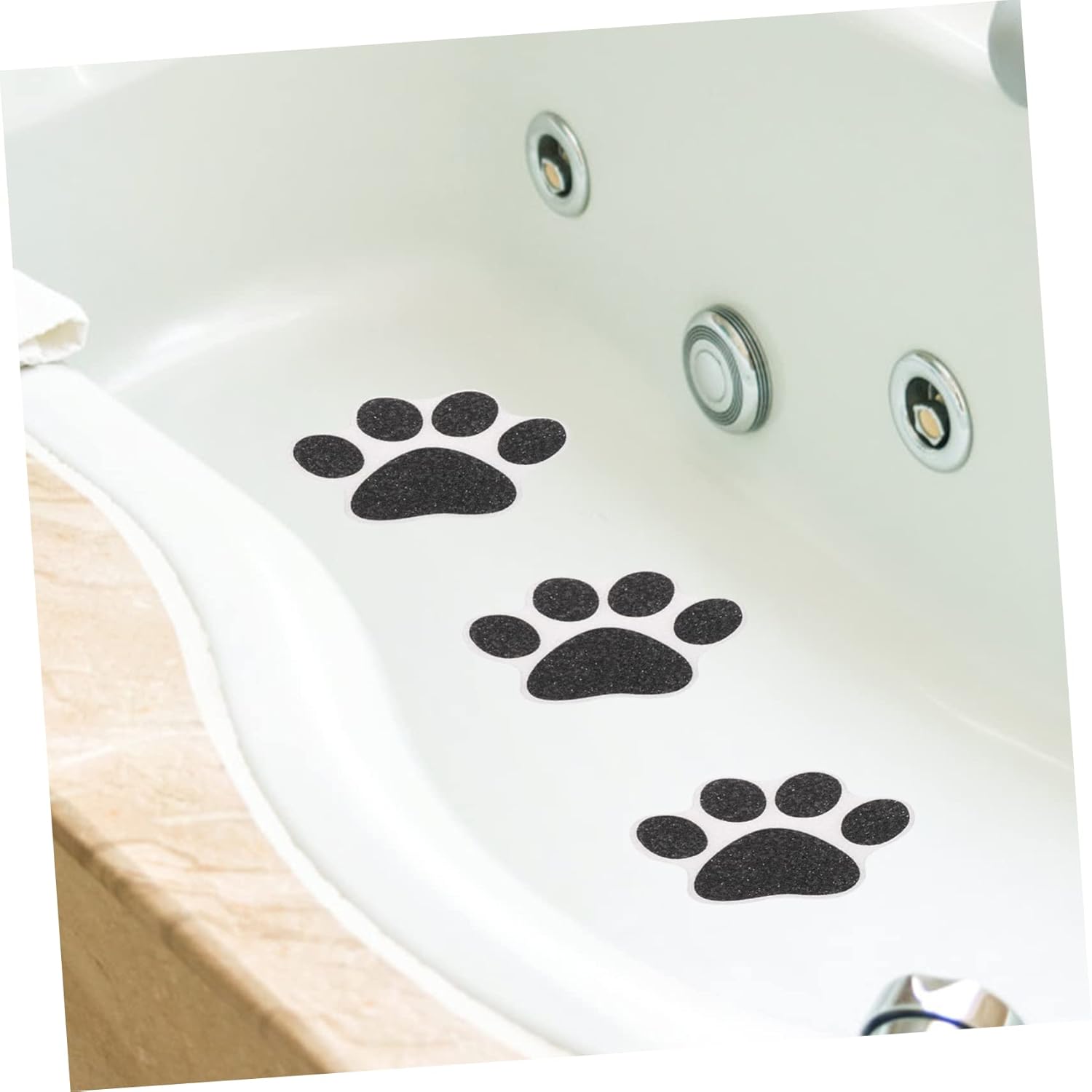 Non-Slip Dog Stickers 10pcs Bathroom Safety Decals