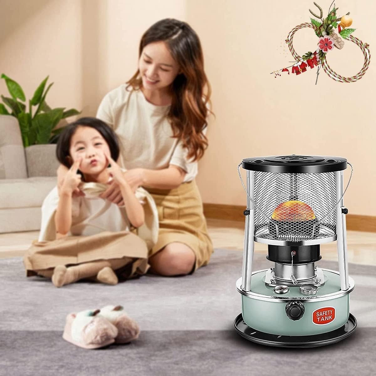 BOBONI Kerosene Heater Portable Indoor Outdoor Emergency Heat