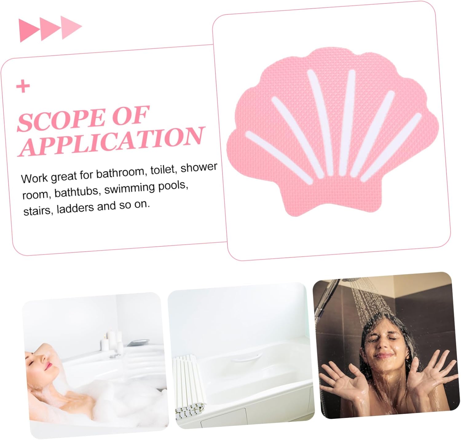 12Pcs Non Slip Bathtub Stickers for Bathroom Safety