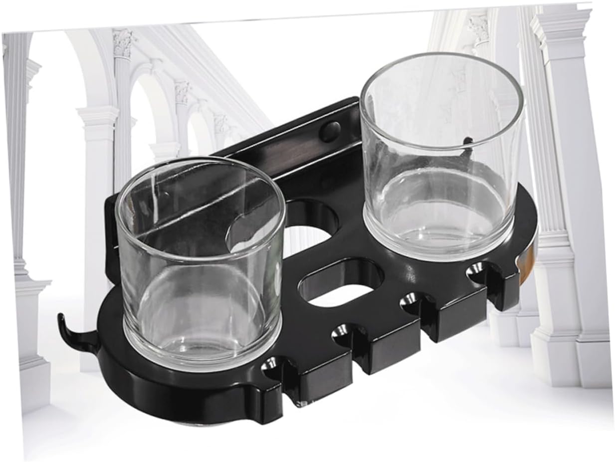 BUGUUYO Punch Toothbrush Holder with Hooks and Cups 1