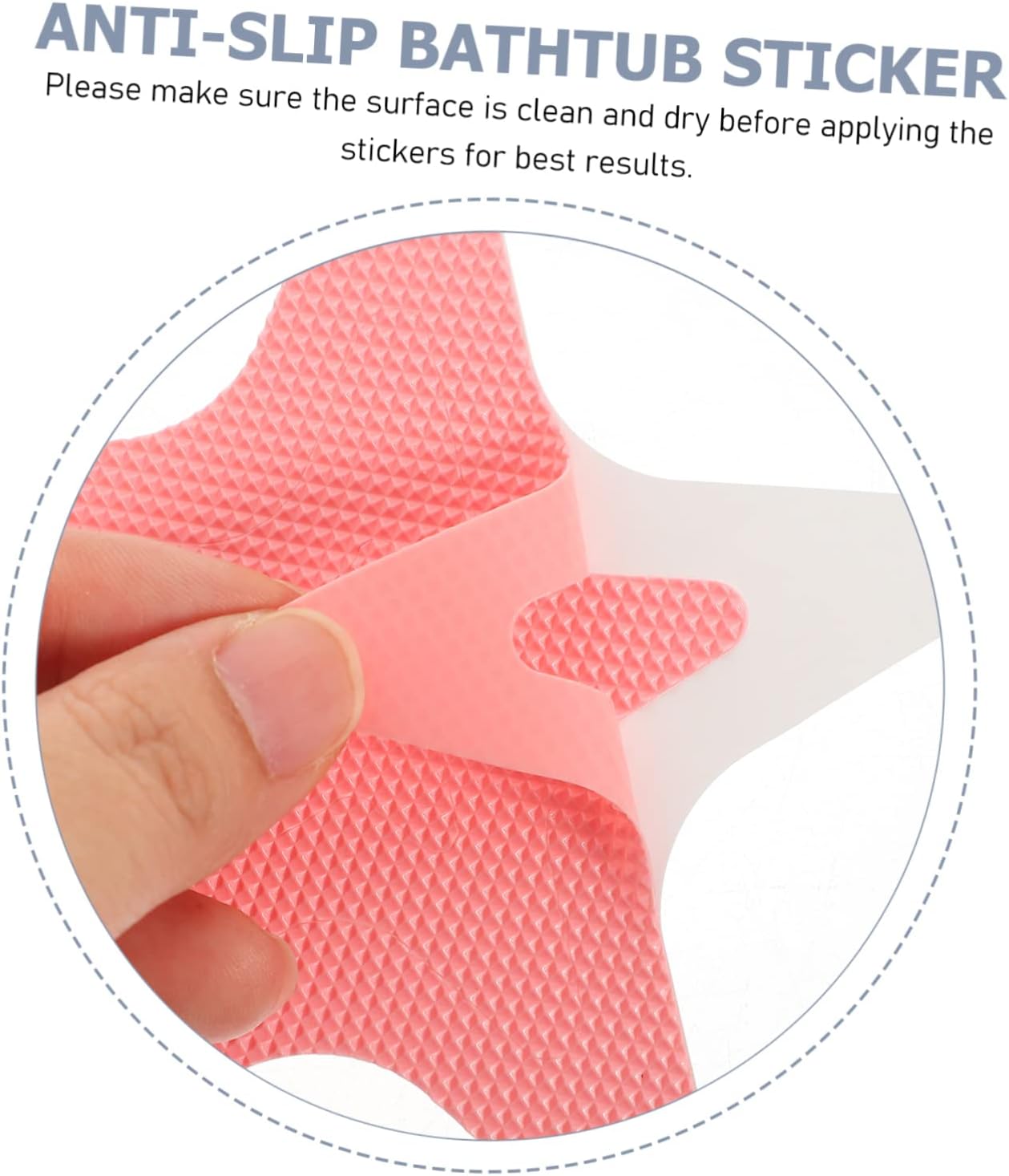 Garneck Star Shaped Non-Skid Bath Stickers