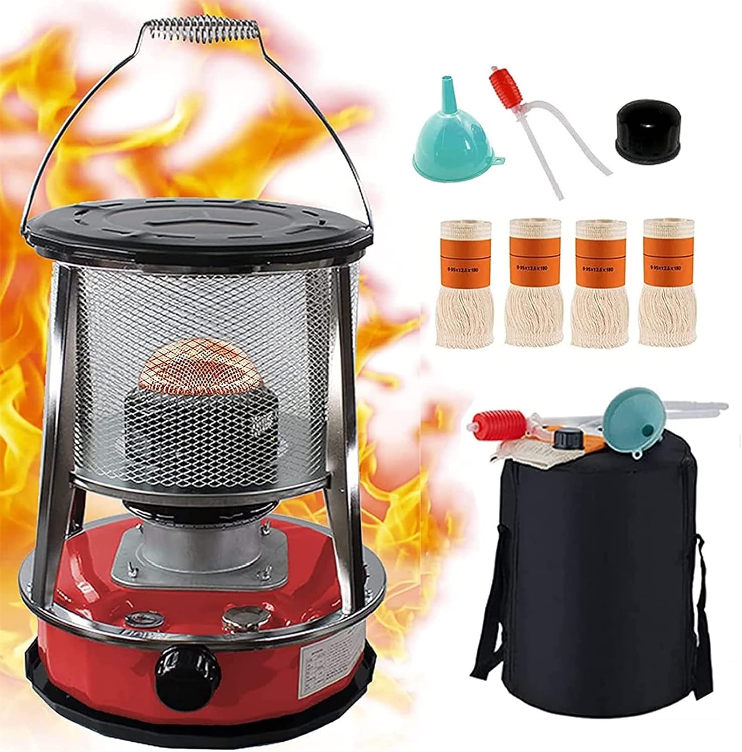 FXNFXLA Kerosene Heater 46L Portable Indoor Outdoor