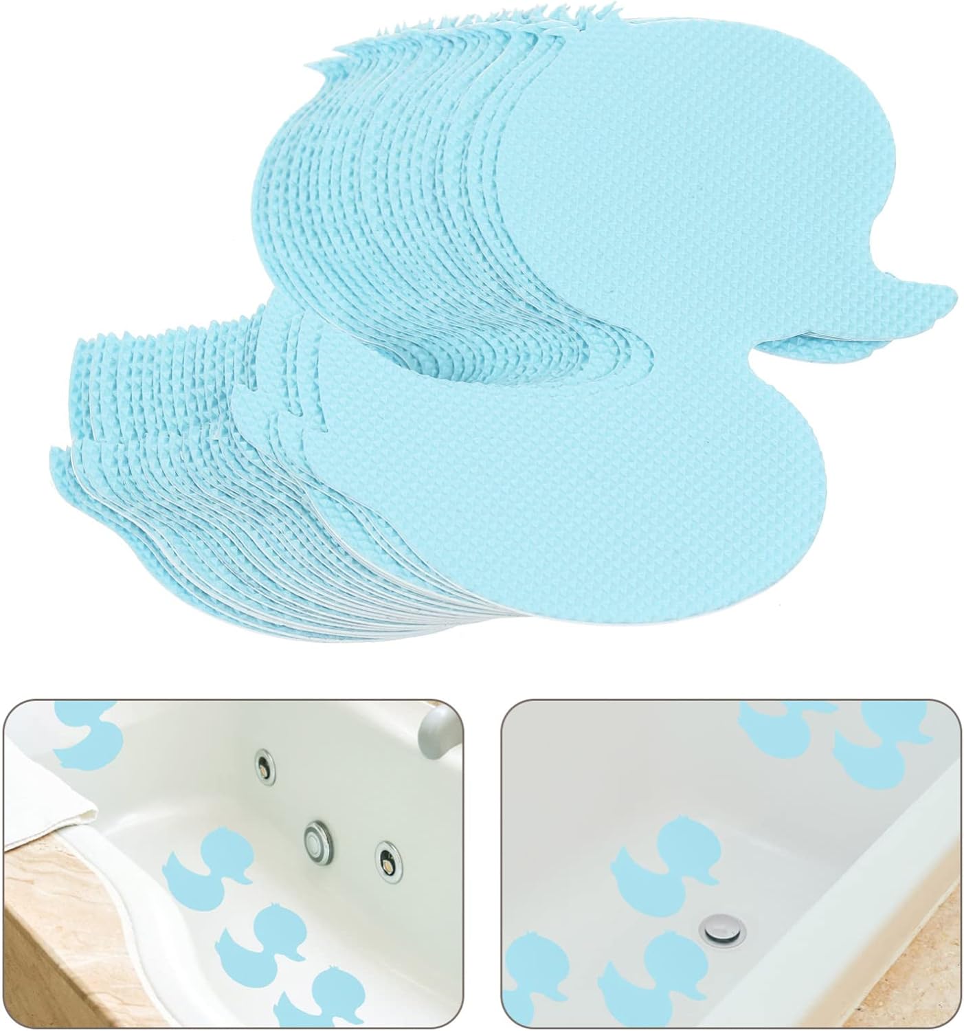 Cabilock 24pcs Non-Skid Cartoon Bathtub Stickers