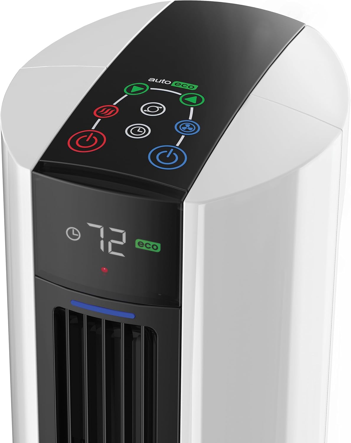 Lasko 1500 Watt 4 Speed Quiet Bladeless Tower Fan and Space Heater White