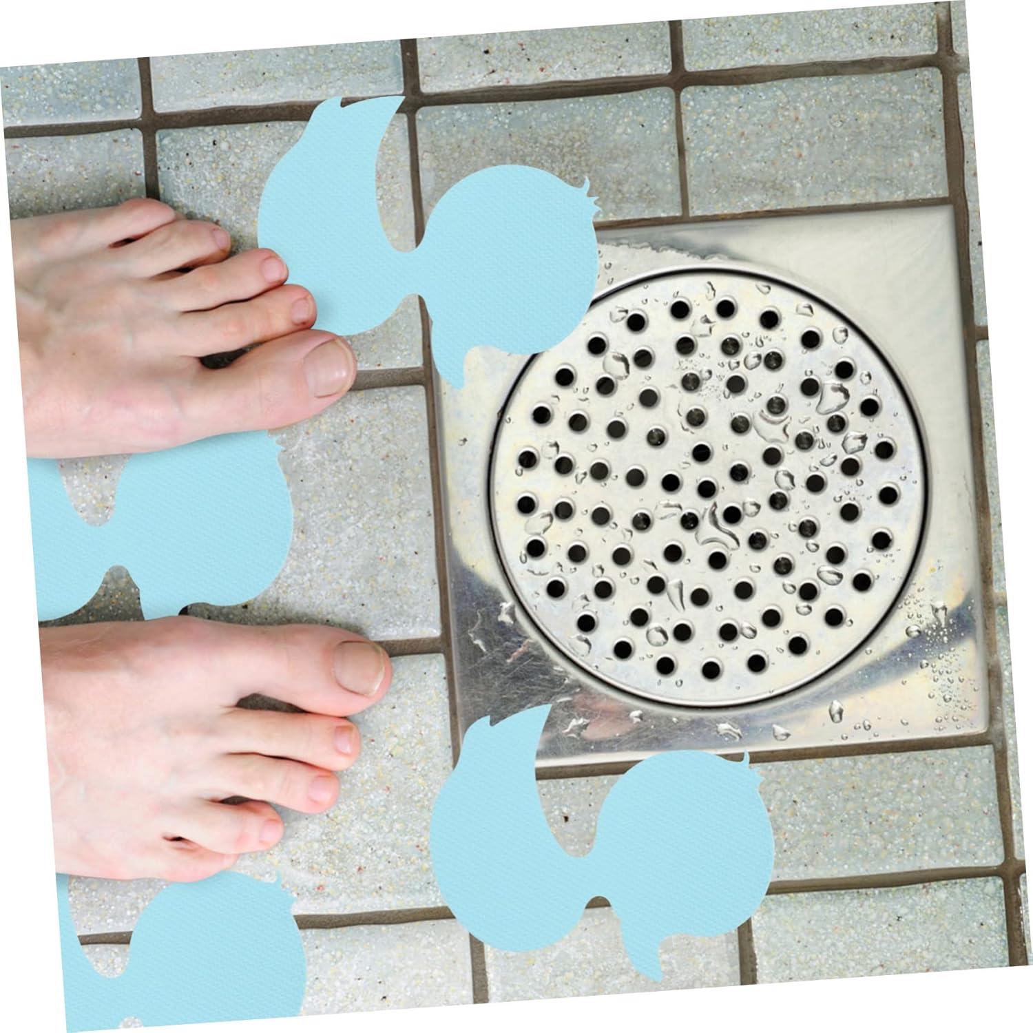Unomor Anti-Slip Bath Stickers 24pcs Peva Material