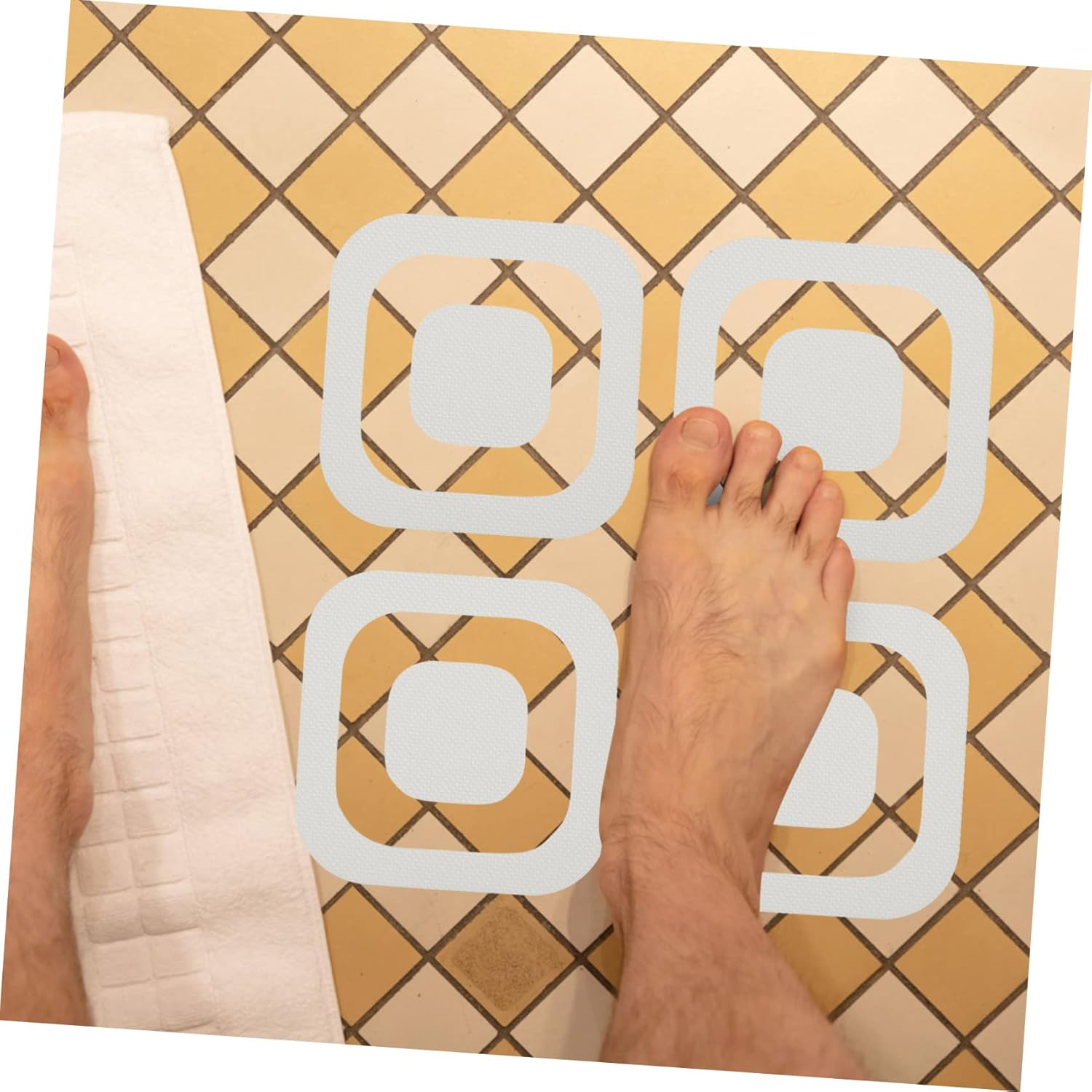Amosfun 72pcs Non-Slip Bathtub Stickers