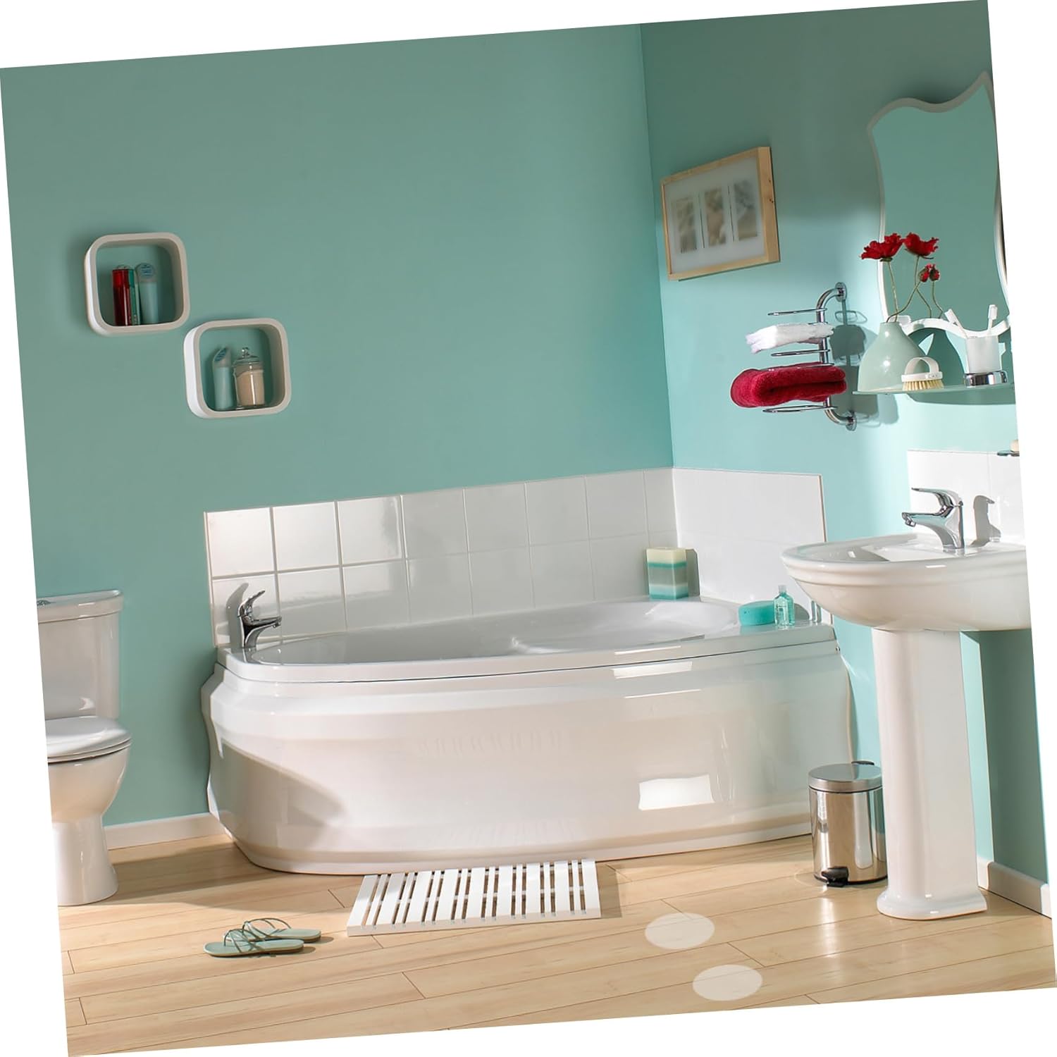 Alipis Non Slip Bathroom Floor Stickers Set