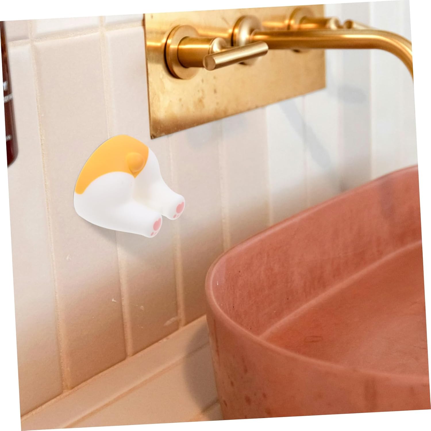 PRETYZOOM Wall Mounted Corgi Toothbrush Holder