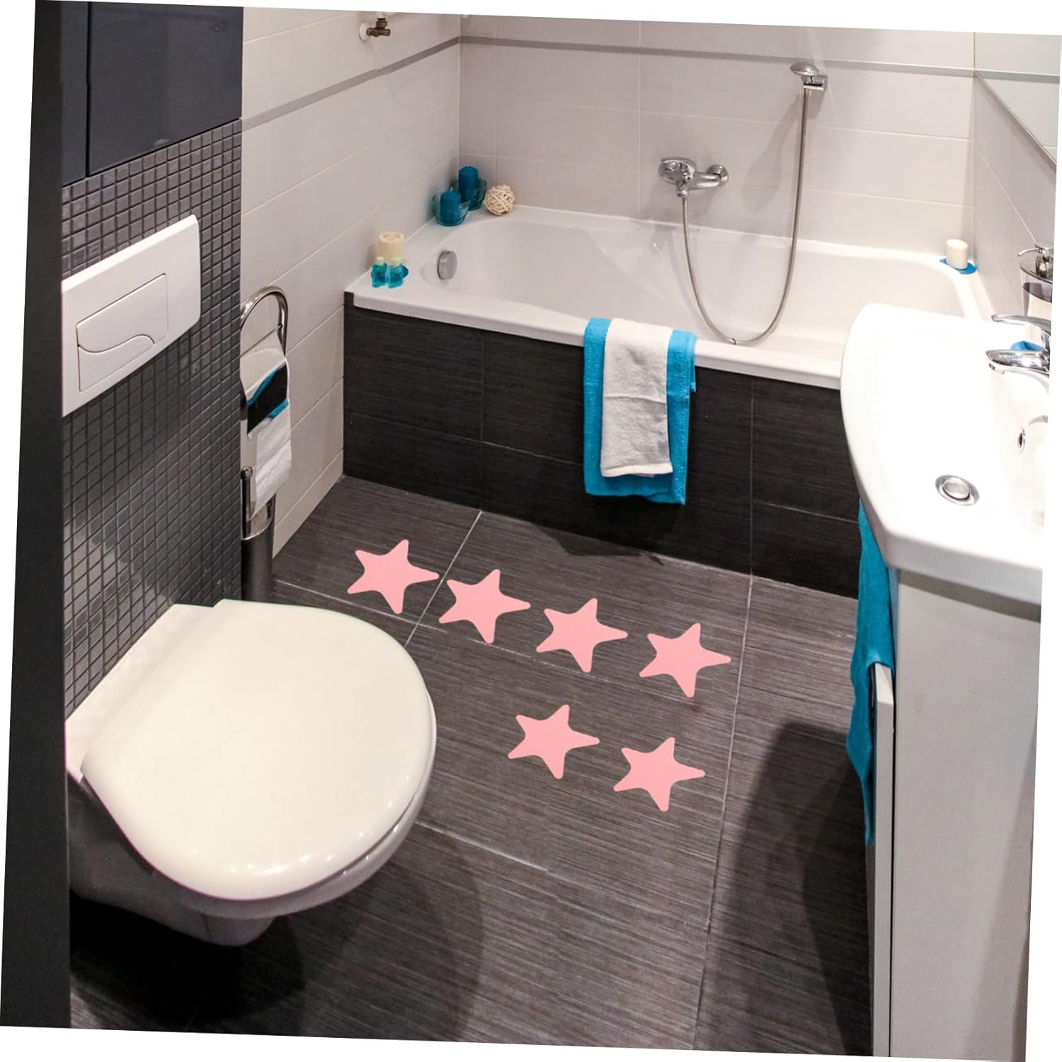 HOLIDYOYO 1Set Adhesive Non-Slip Bathtub Stickers