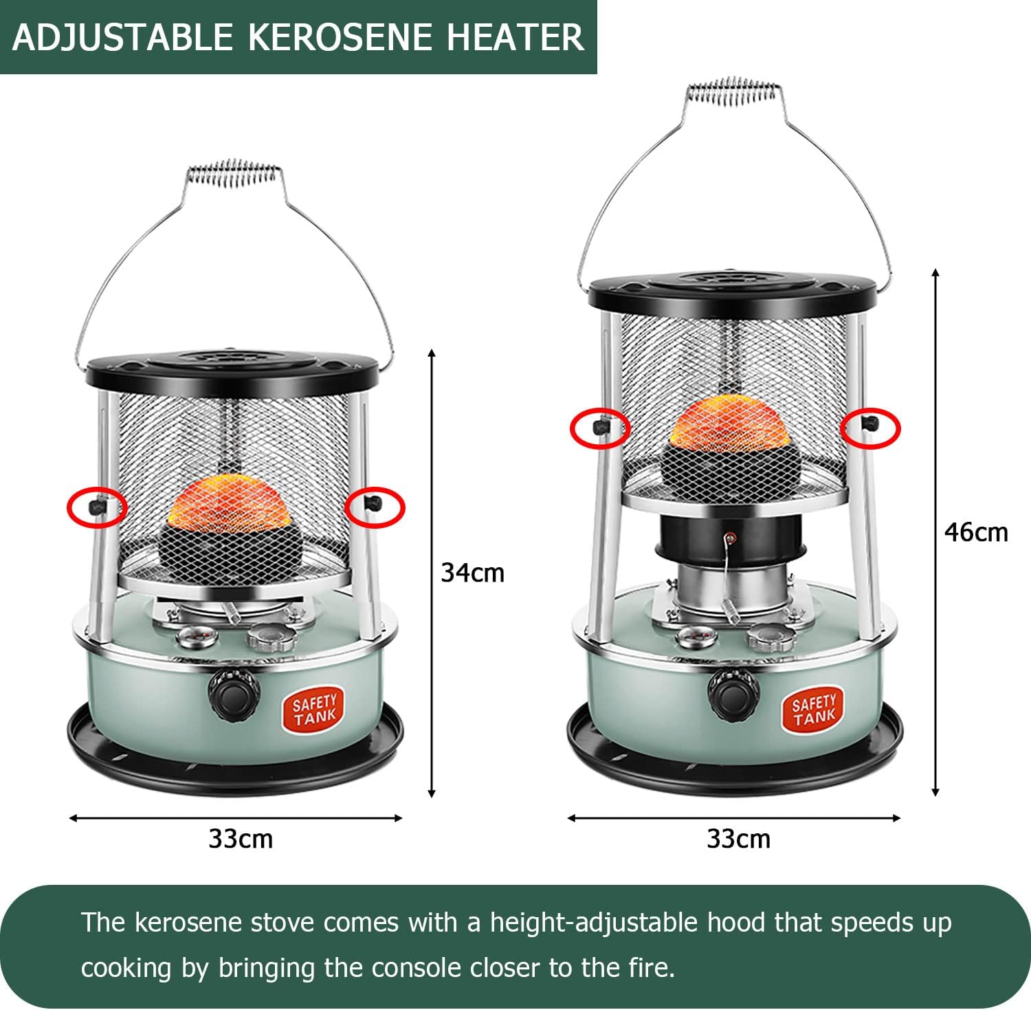 Portable Kerosene Heater for Indoor and Outdoor Use