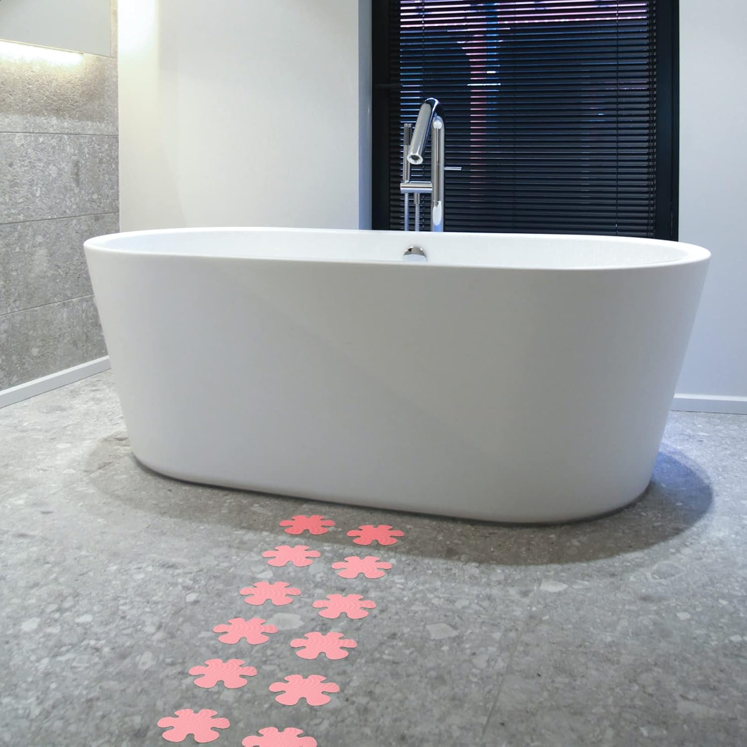 TOPPERFUN Bath Tub Stickers Non Slip Sunflower Design