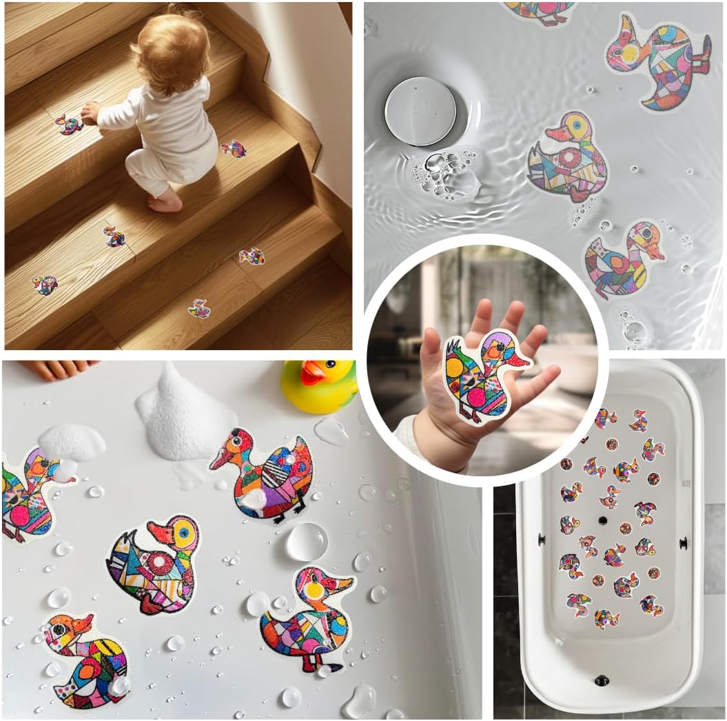 Non Slip Bathtub Stickers 24 PCS Pop Art Decals