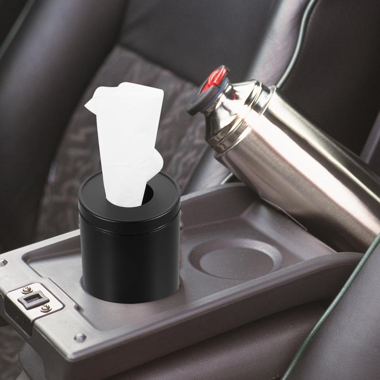 Luxshiny Car Tissue Holder for Auto Cup Holder