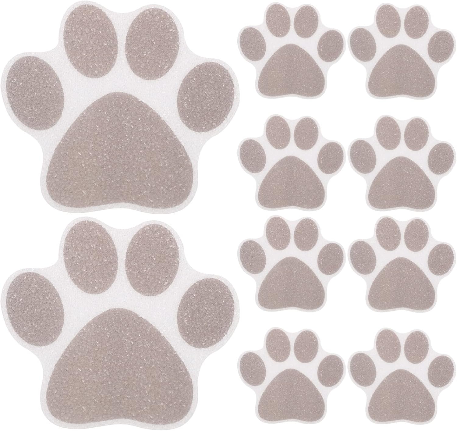Luxshiny Non-Slip Bathtub Stickers for Dog 10pcs