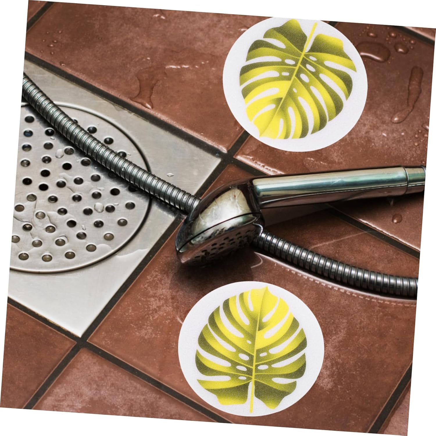ABOOFAN Leaf Shape Non-Slip Bath Decals