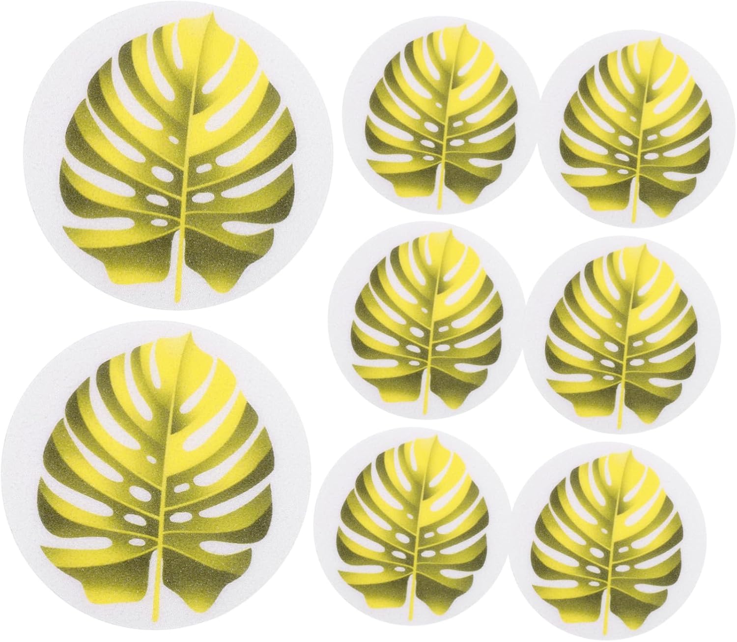 LIFKOME Leaf Slip Stickers Non-Slip Bath Tub Decals