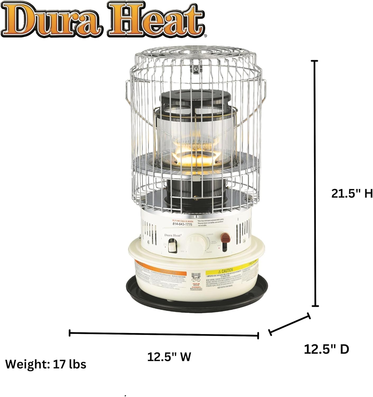 Dura Heat DH1051 Kerosene Heater 10500 BTU