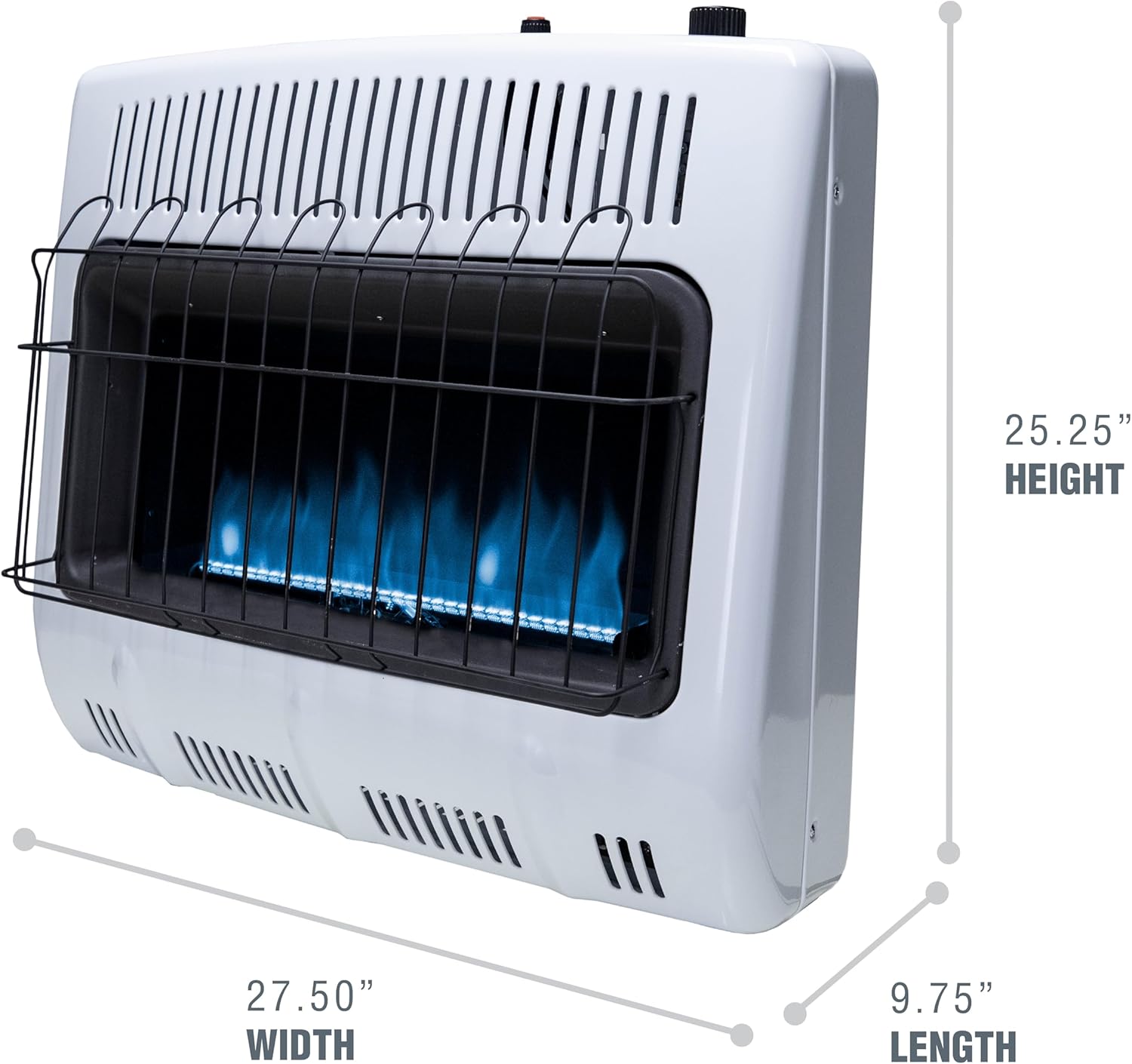 Mr Heater 30000 BTU Vent Free Propane Wall Heater - White