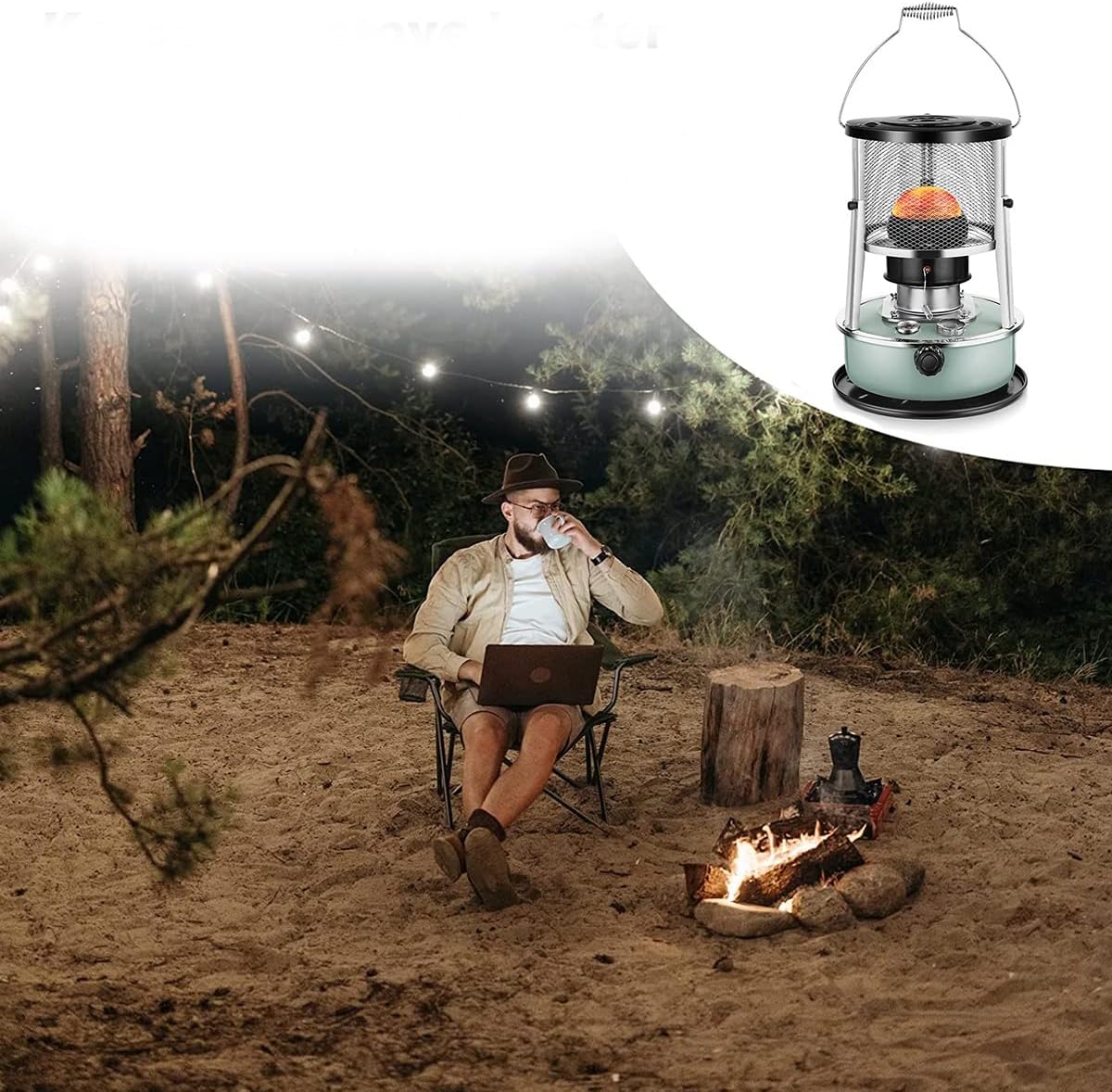 Bcofo Kerosene Heater Portable Smokeless Outdoor Indoor
