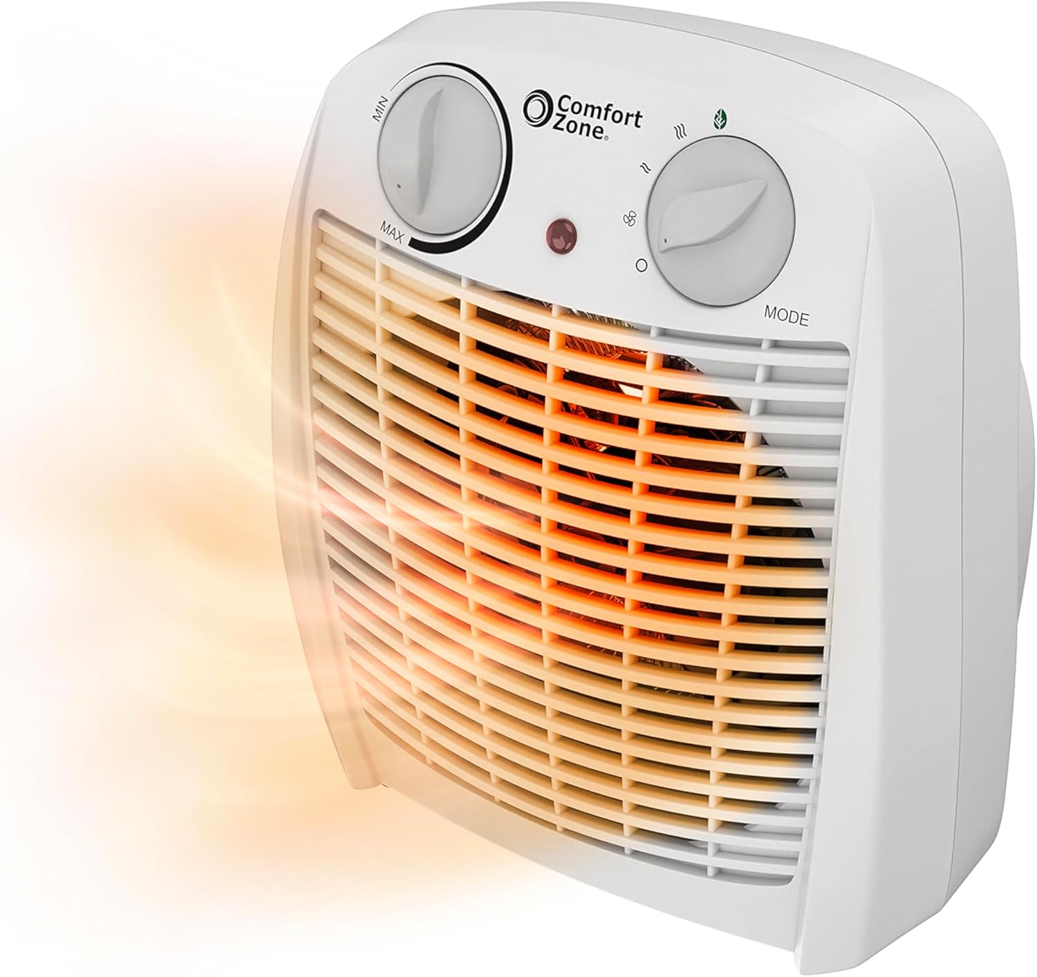 Comfort Zone 1500W Electric Space Heater with Adjustable Thermostat 1