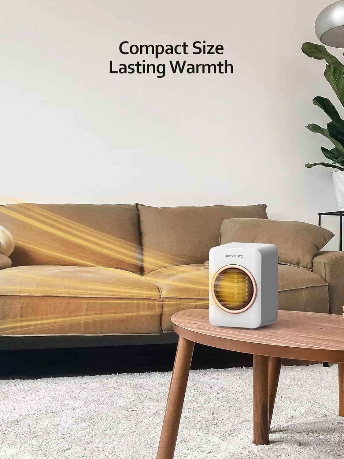 Kimviento Mini Space Heater 350W Portable Tent Heater