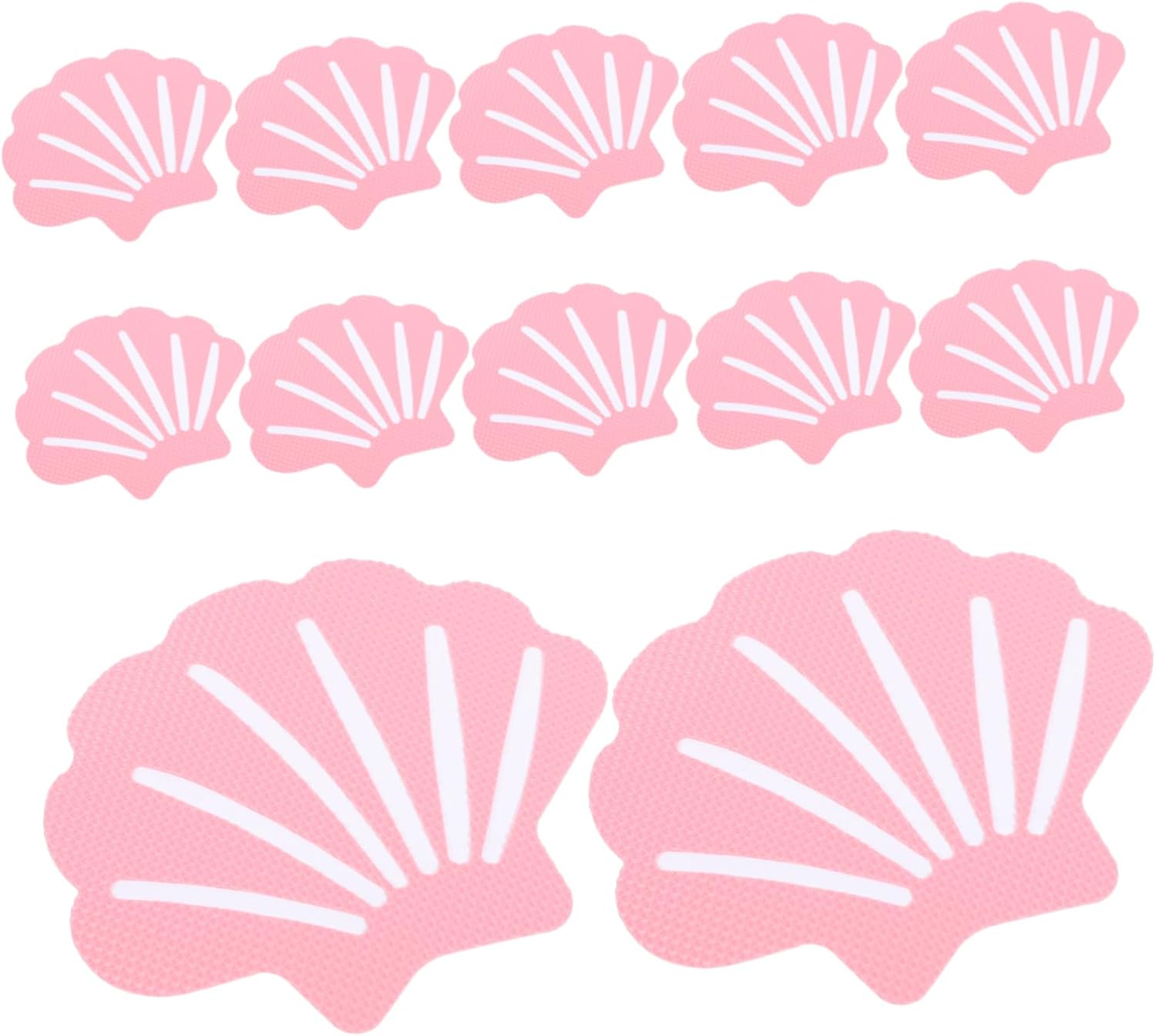 Cabilock 12Pcs Shell Shape Non-Slip Bathtub Stickers