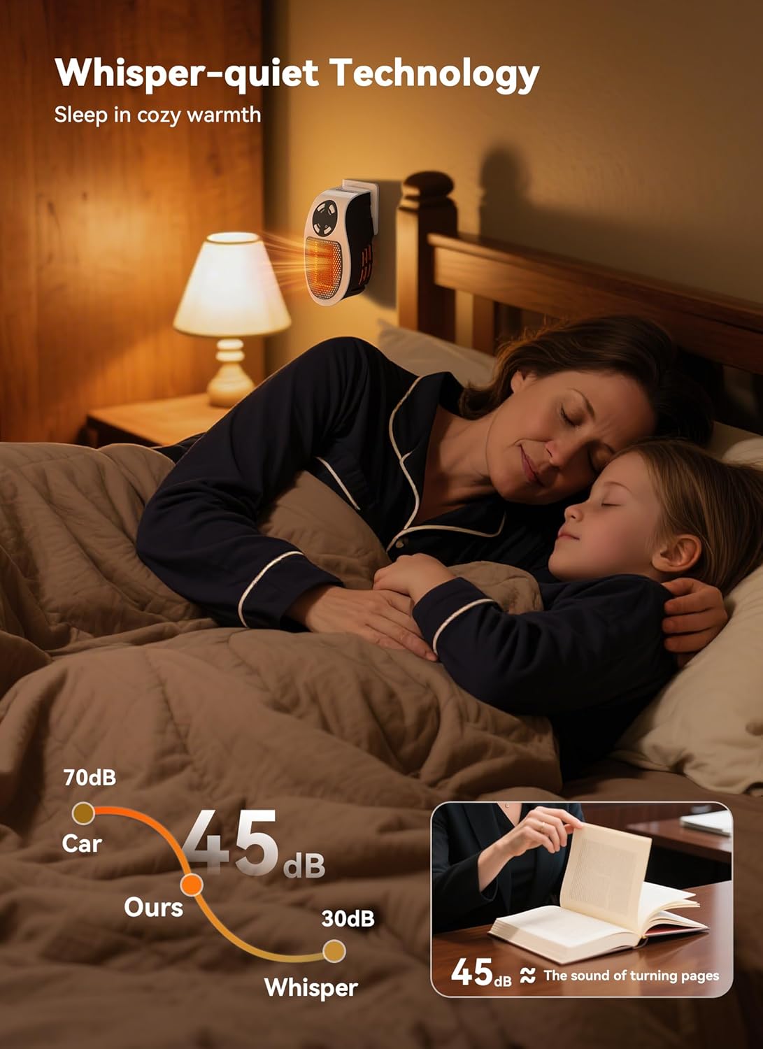 Minetom 450W Compact Electric Space Heater