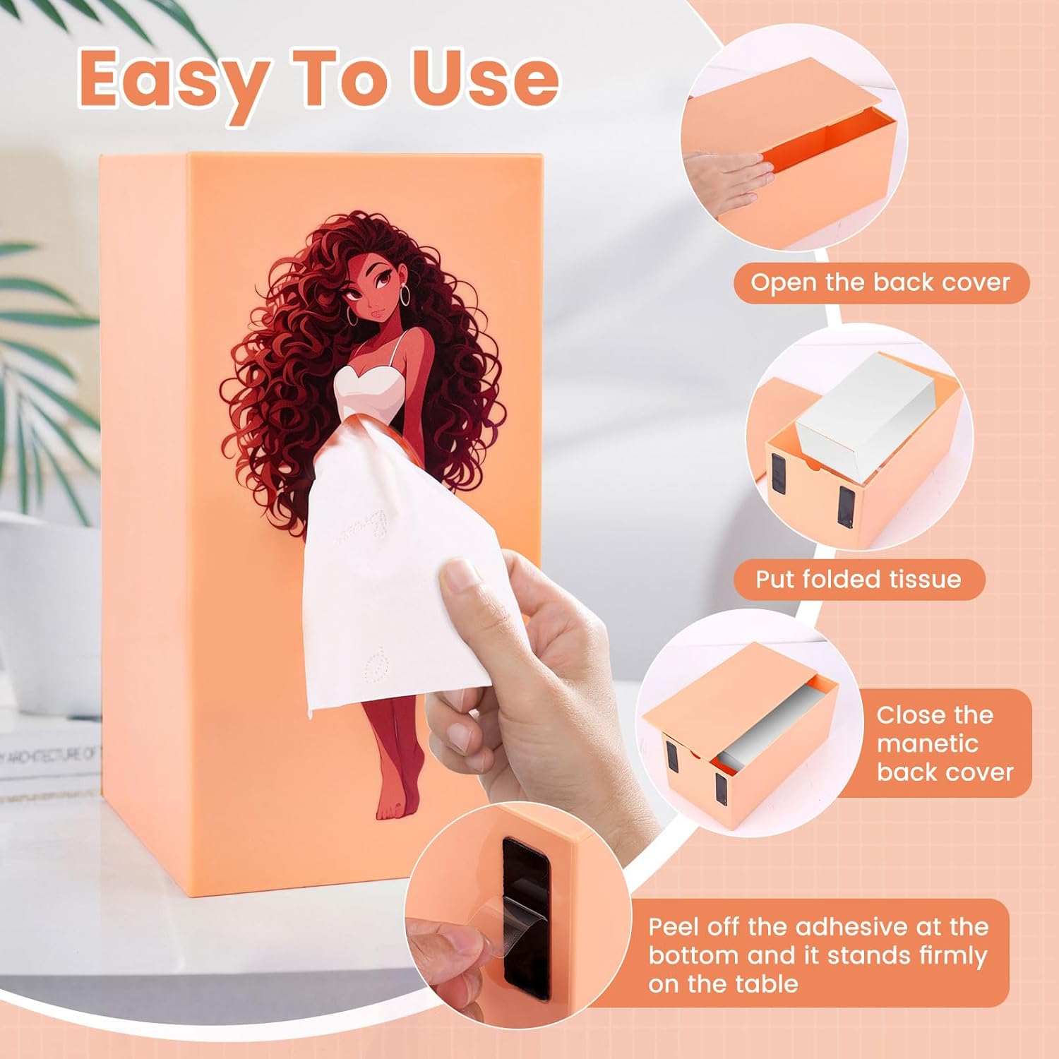 Yandlo Funny Lady Skirt Tissue Box Holder